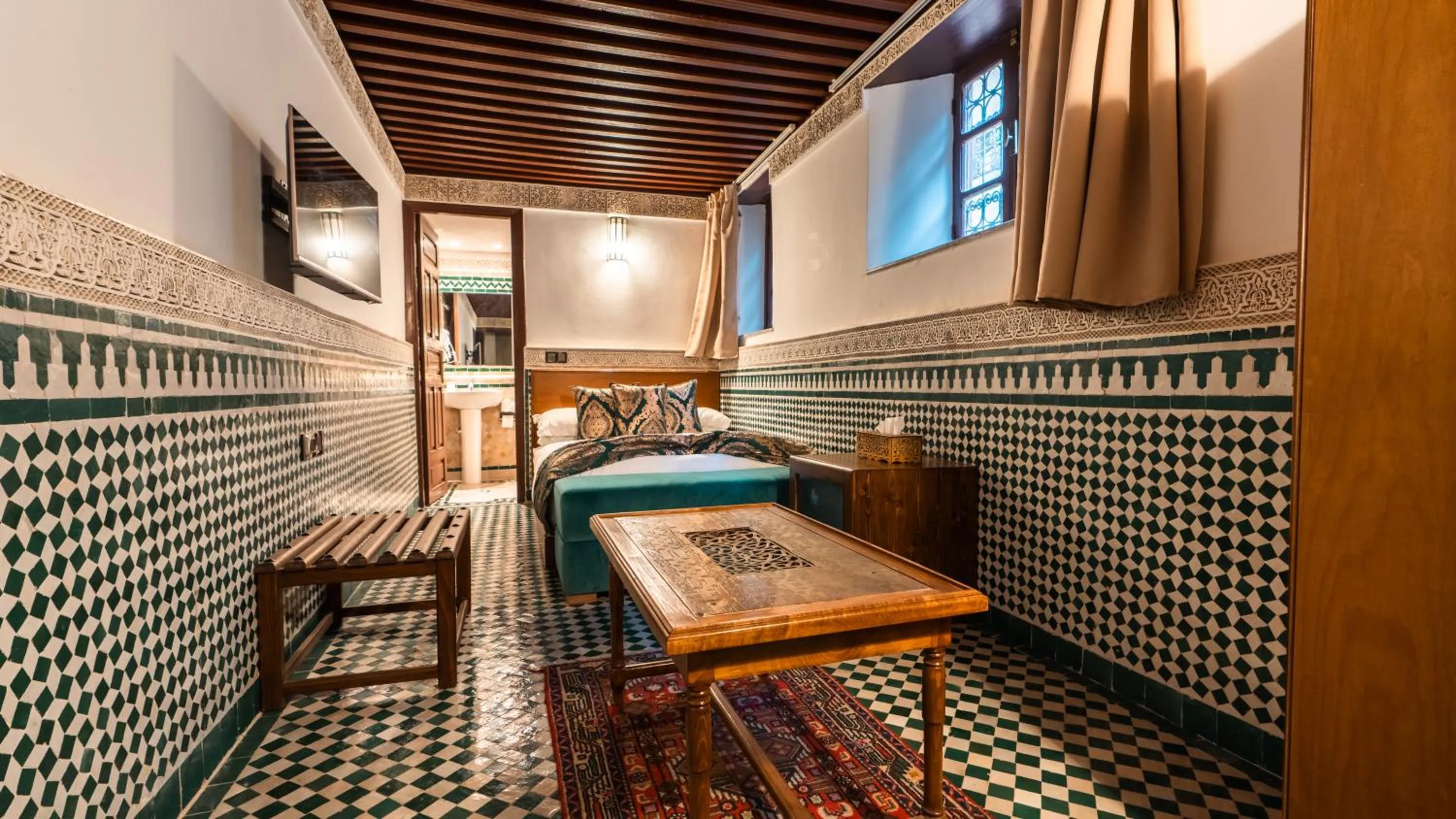 Photo of the whole room, Bed in Riad Fes Ziyat & Spa