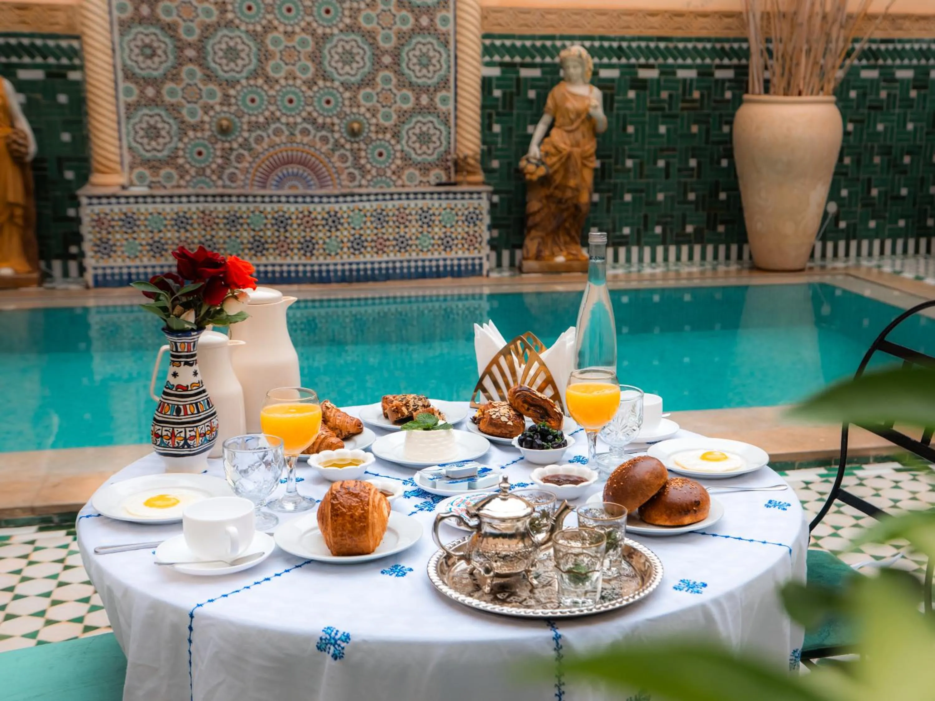 Breakfast in Riad Fes Ziyat & Spa