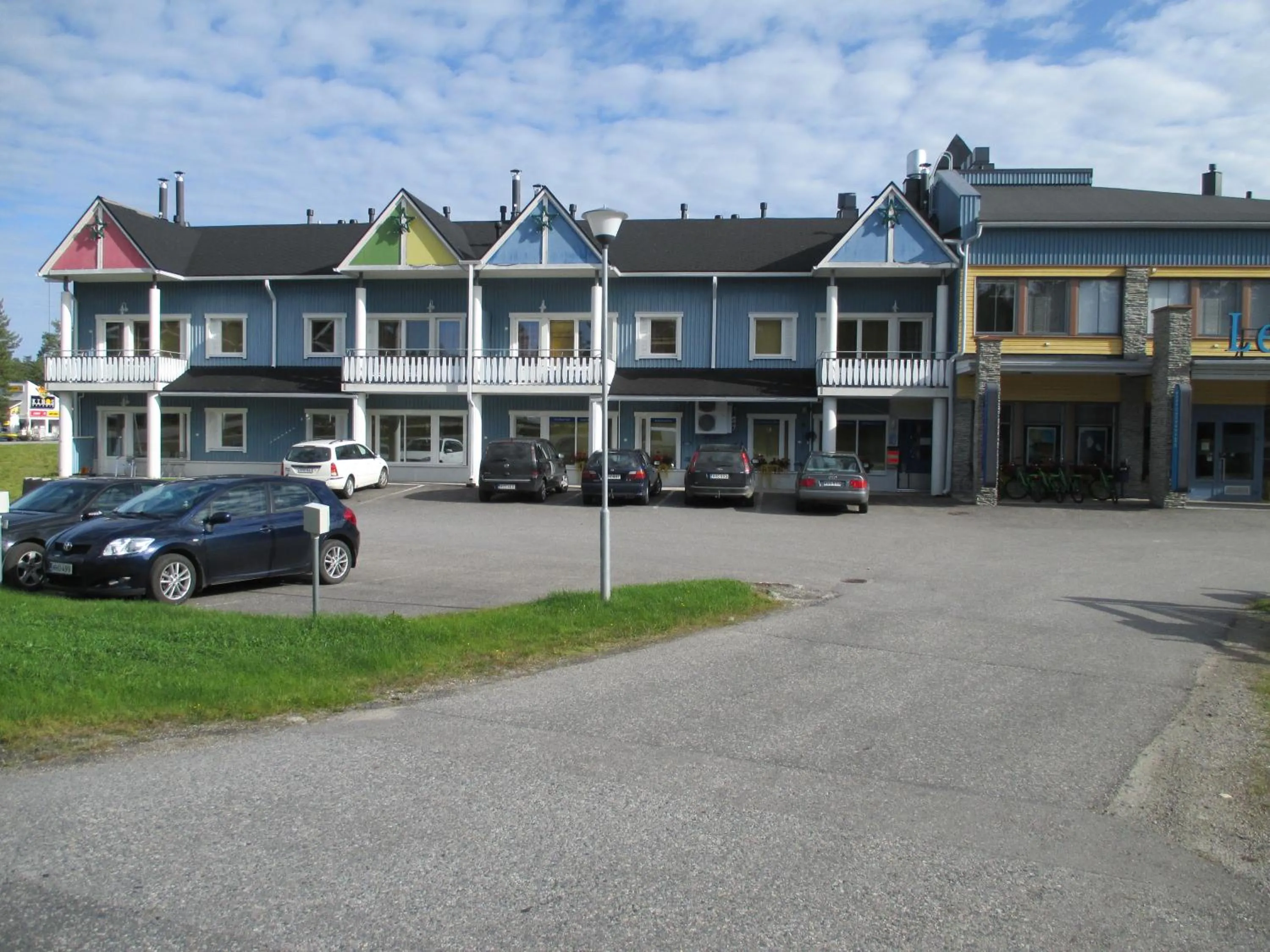 Facade/entrance in Polar Star Origo Apartments