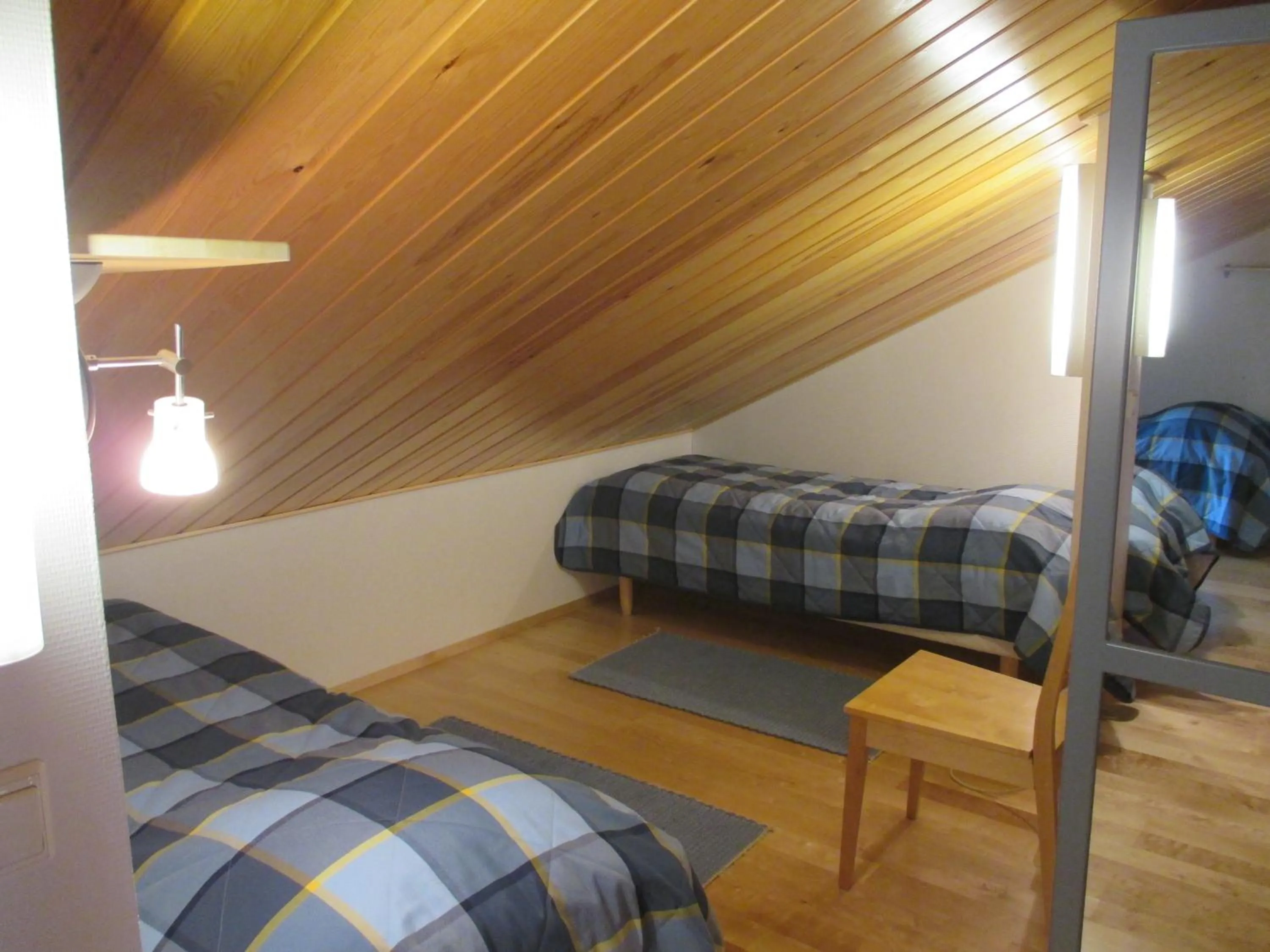 Bed in Polar Star Origo Apartments
