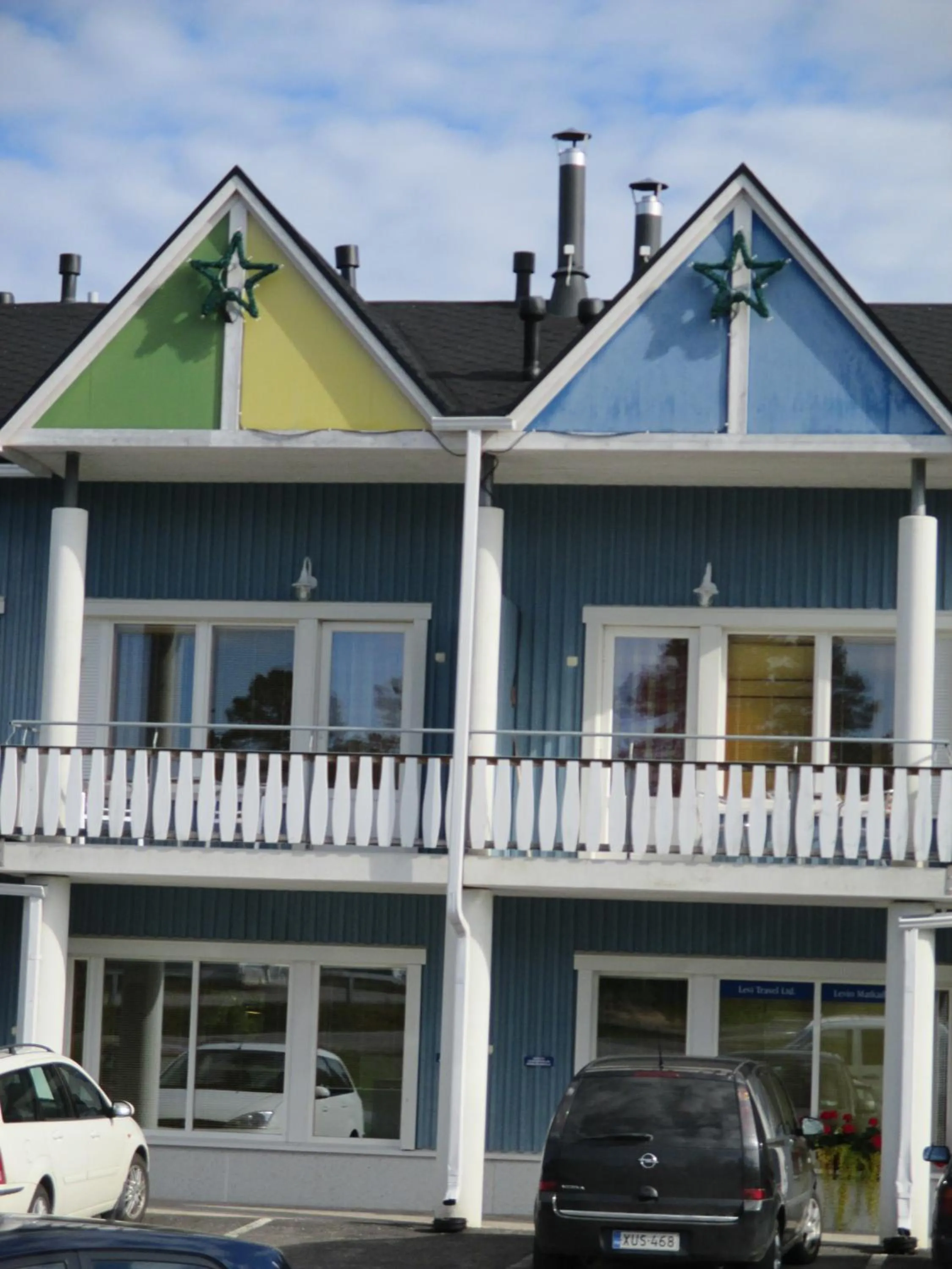 Facade/entrance in Polar Star Origo Apartments