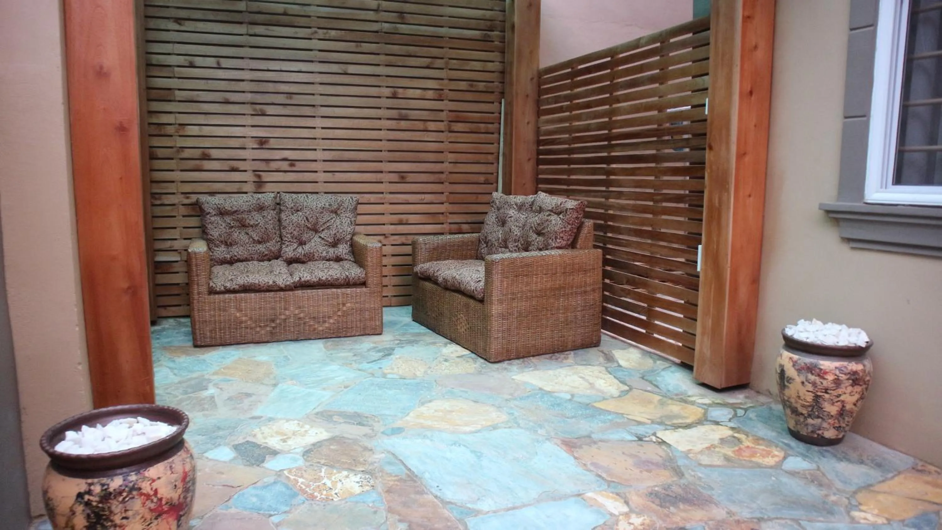Seating area in Crystal Premier Hotel
