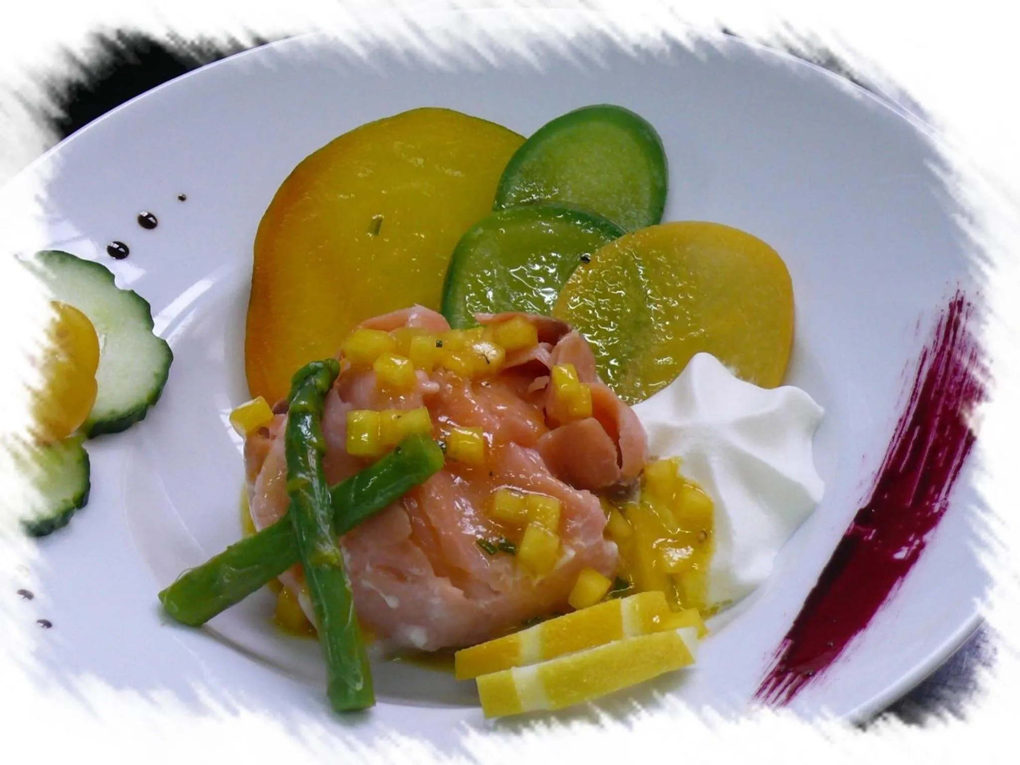 Food and drinks in Auberge de la Couronne