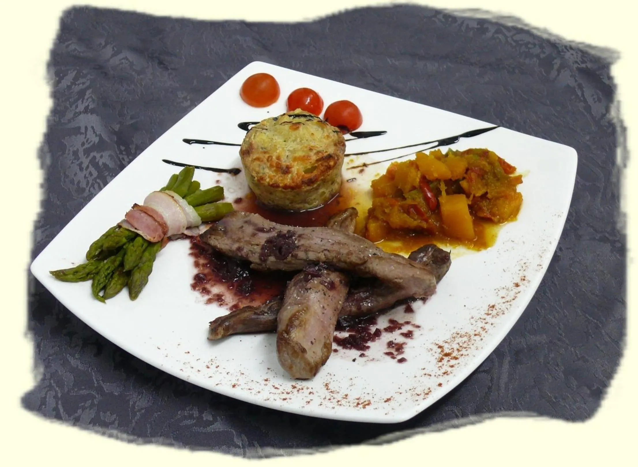 Food and drinks in Auberge de la Couronne