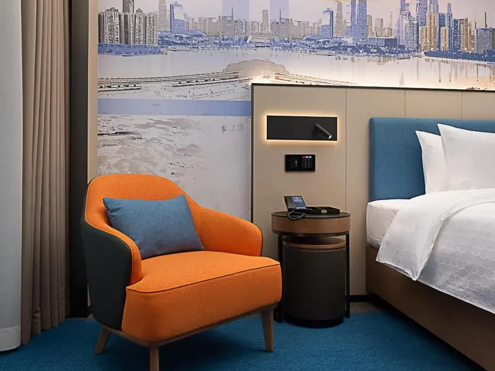 Bed in Hampton by Hilton Guangzhou Railway Station Bed in Hampton by Hilton Guangzhou Railway Station