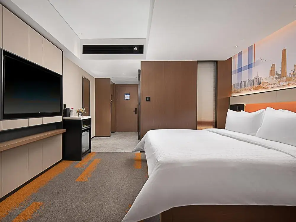 Bed in Hampton by Hilton Guangzhou Railway Station Bed in Hampton by Hilton Guangzhou Railway Station