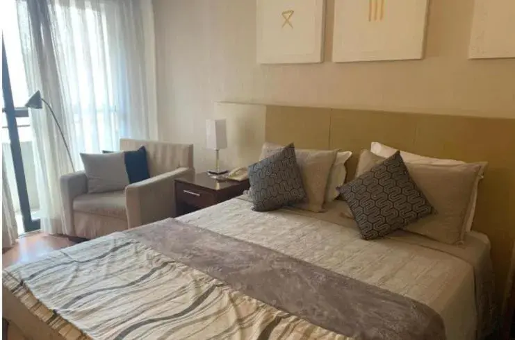 Bed in Grand Plaza Paulista Hotel Bed in Grand Plaza Paulista Hotel