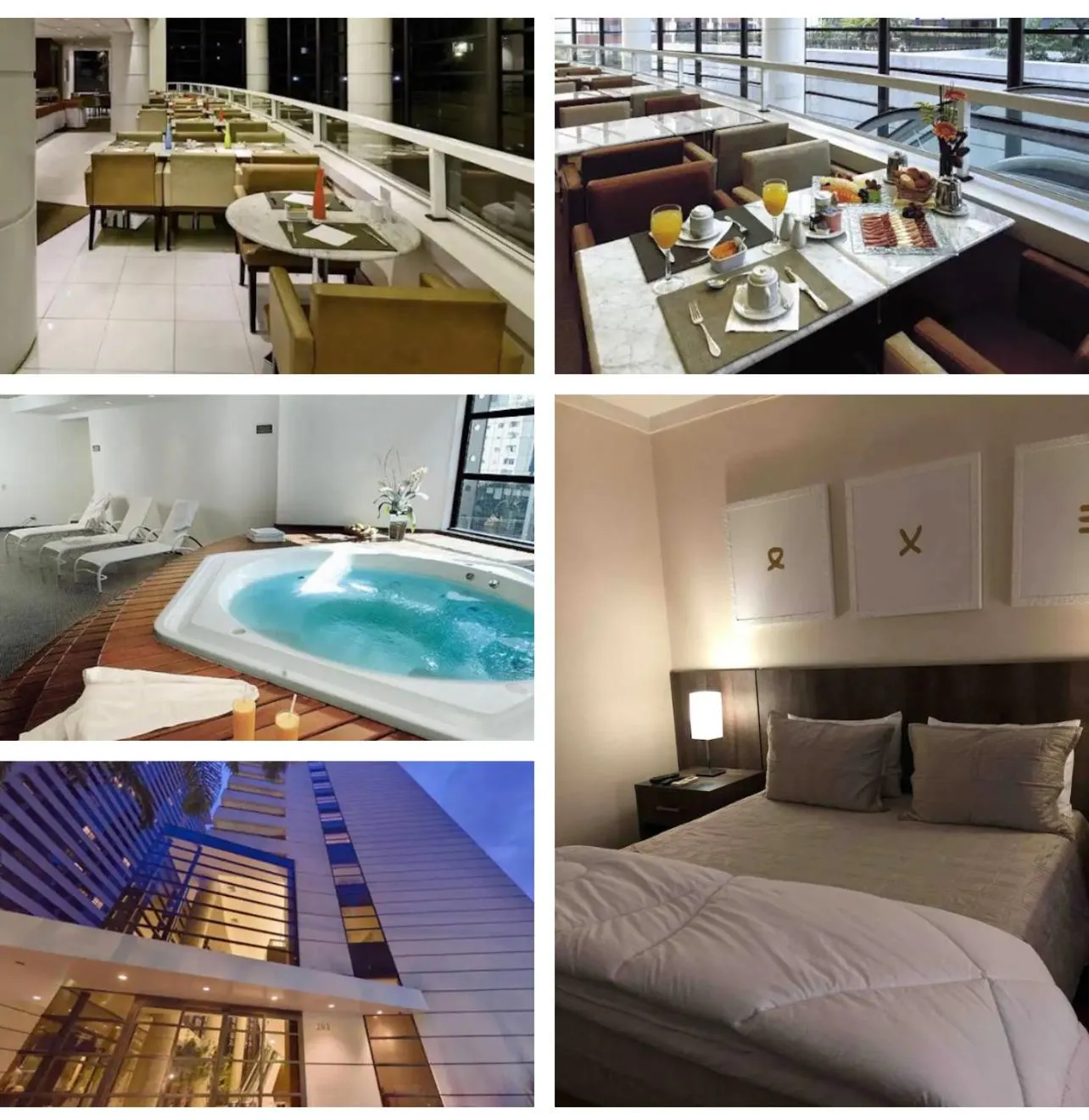 Bed in Grand Plaza Paulista Hotel