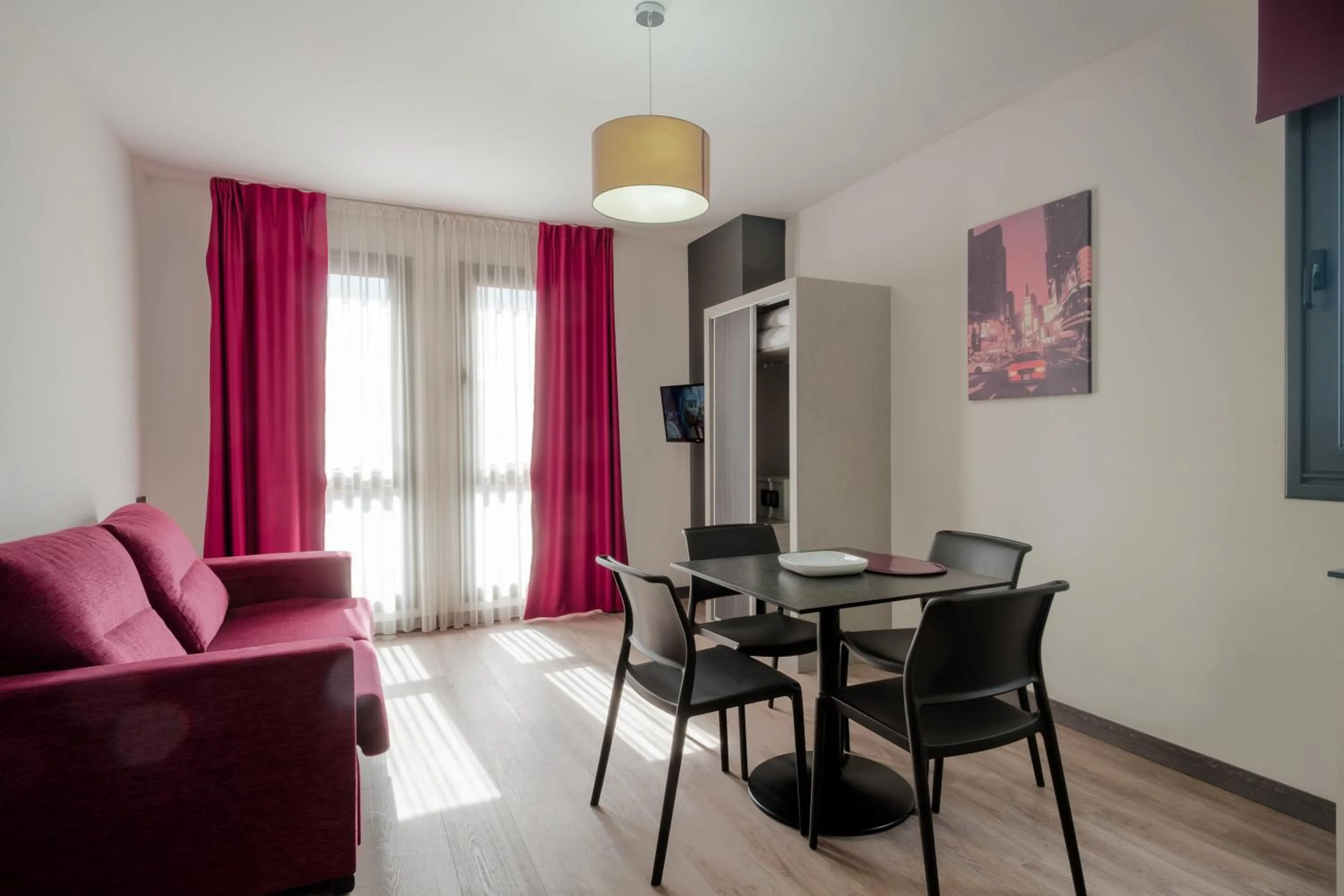 Seating area in Apartamentos Capua