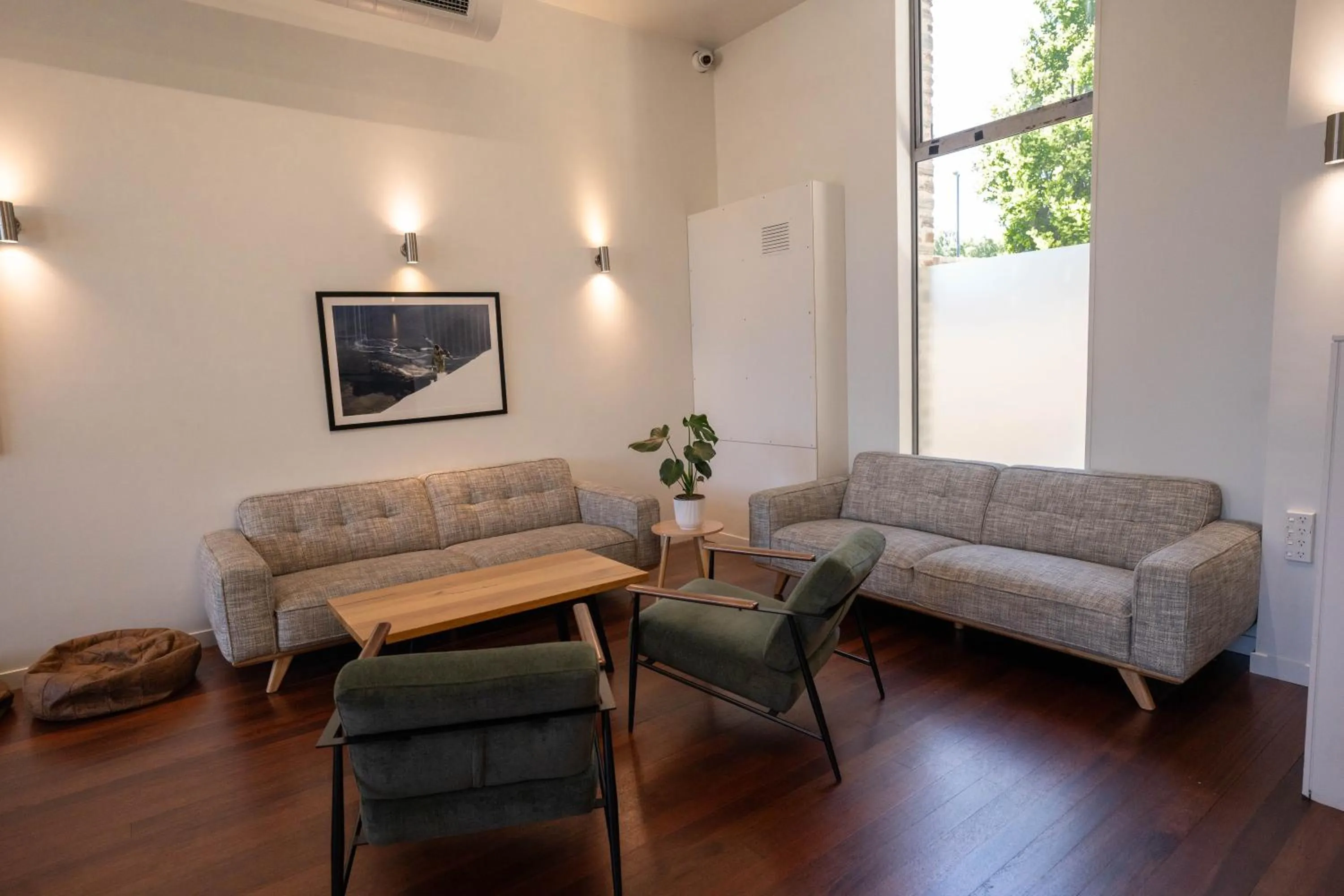 Seating area in The Brownston Hostel