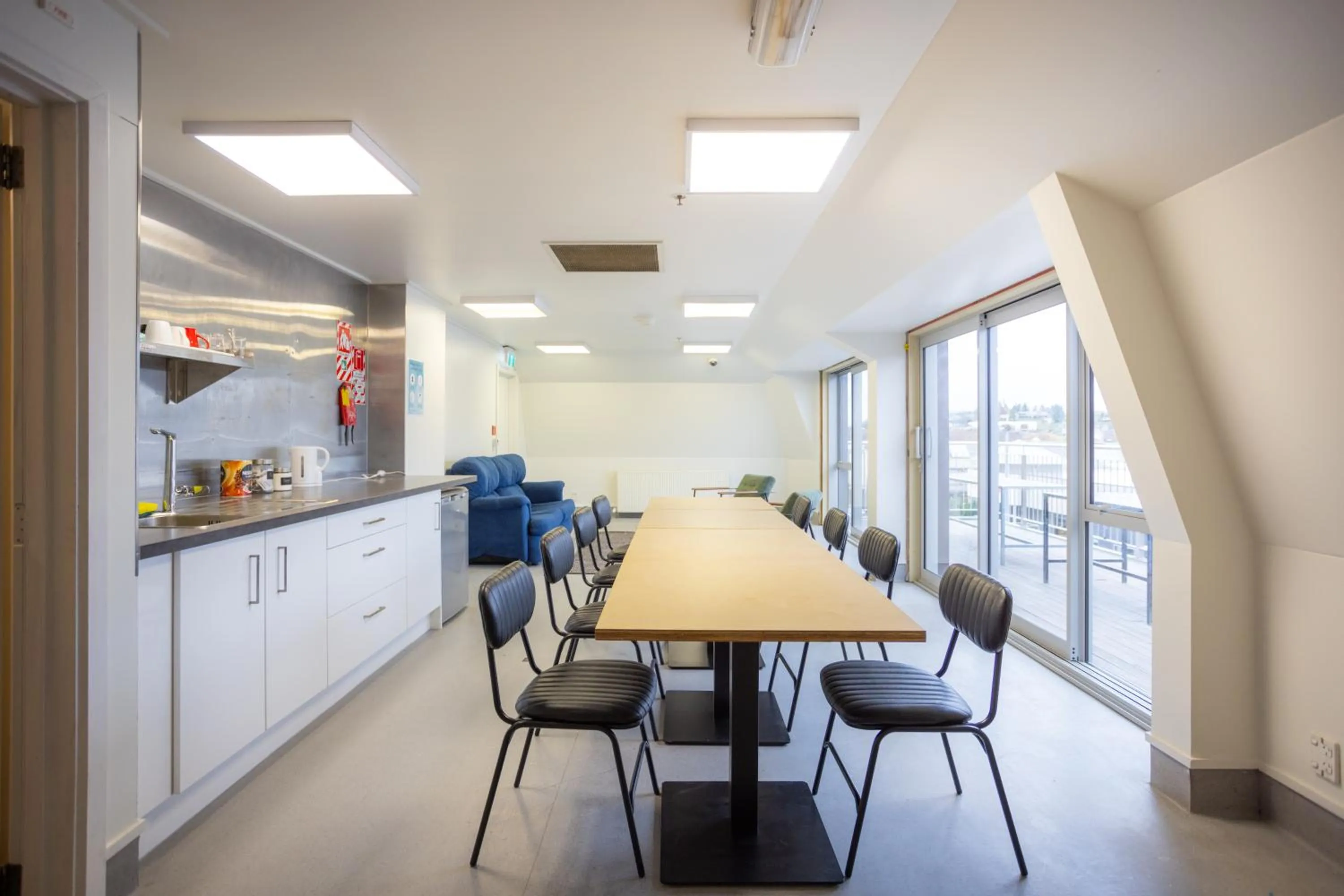 Kitchen or kitchenette in The Brownston Hostel