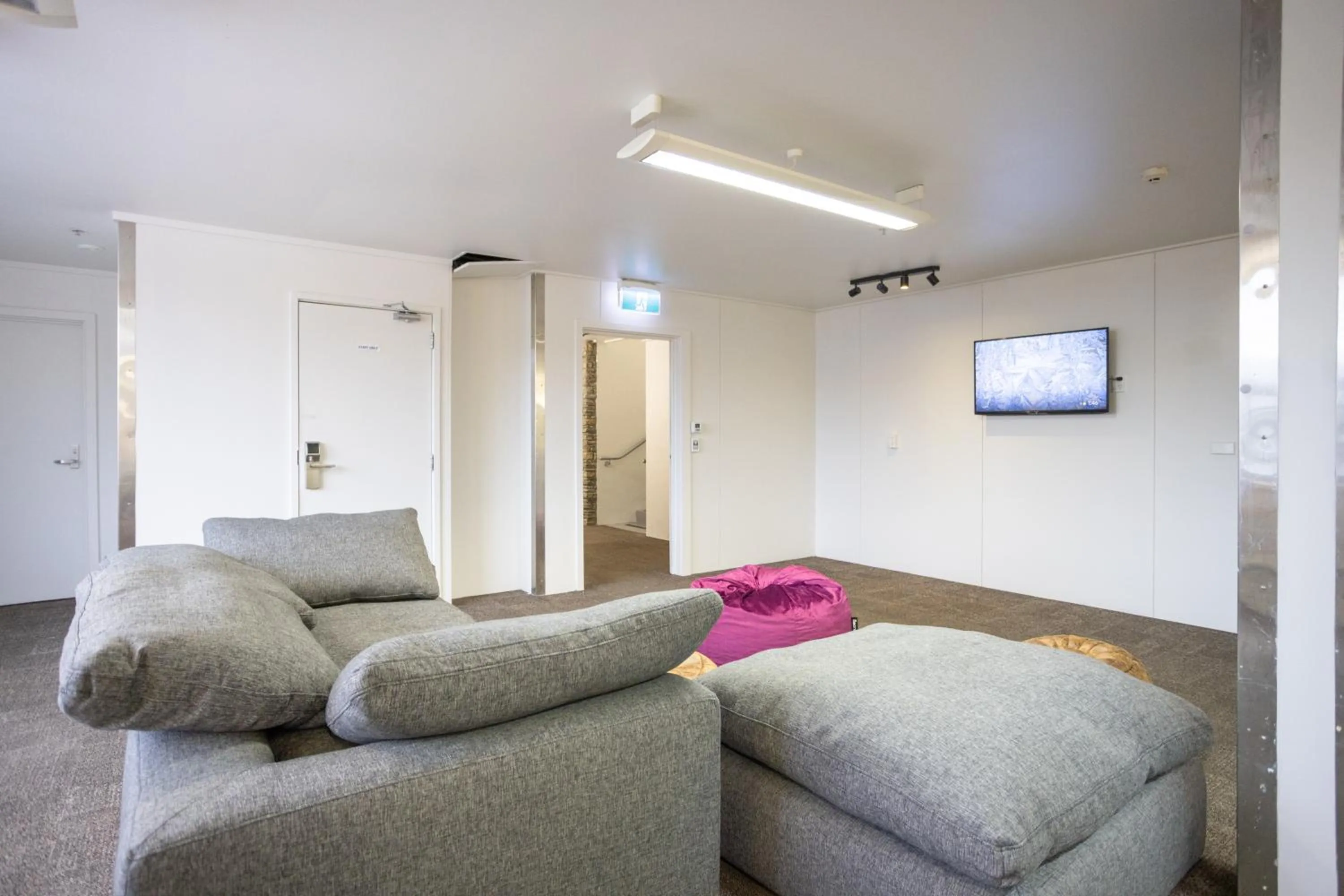 Lobby or reception in The Brownston Hostel