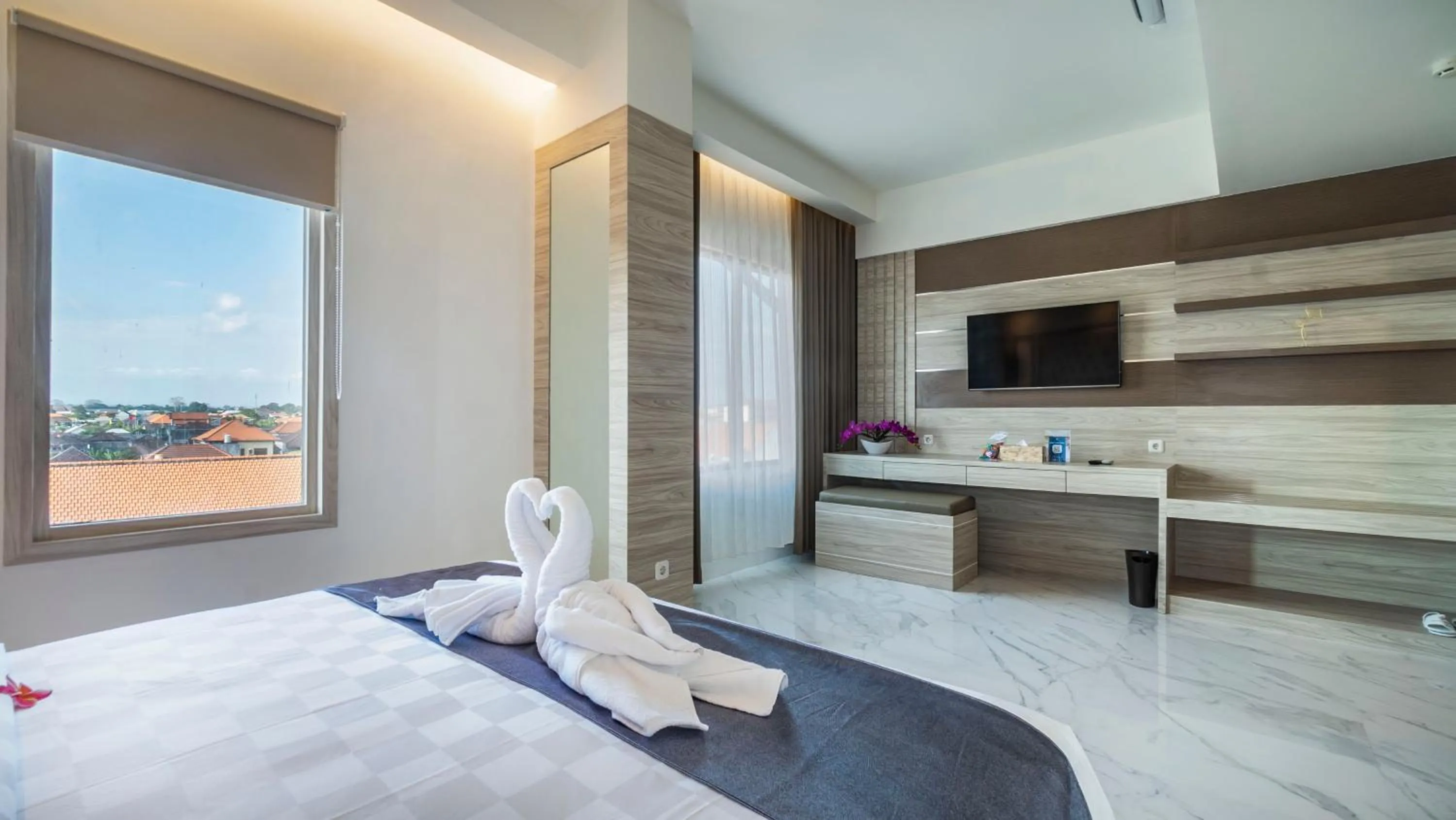 Bed in City of Aventus Hotel - Denpasar