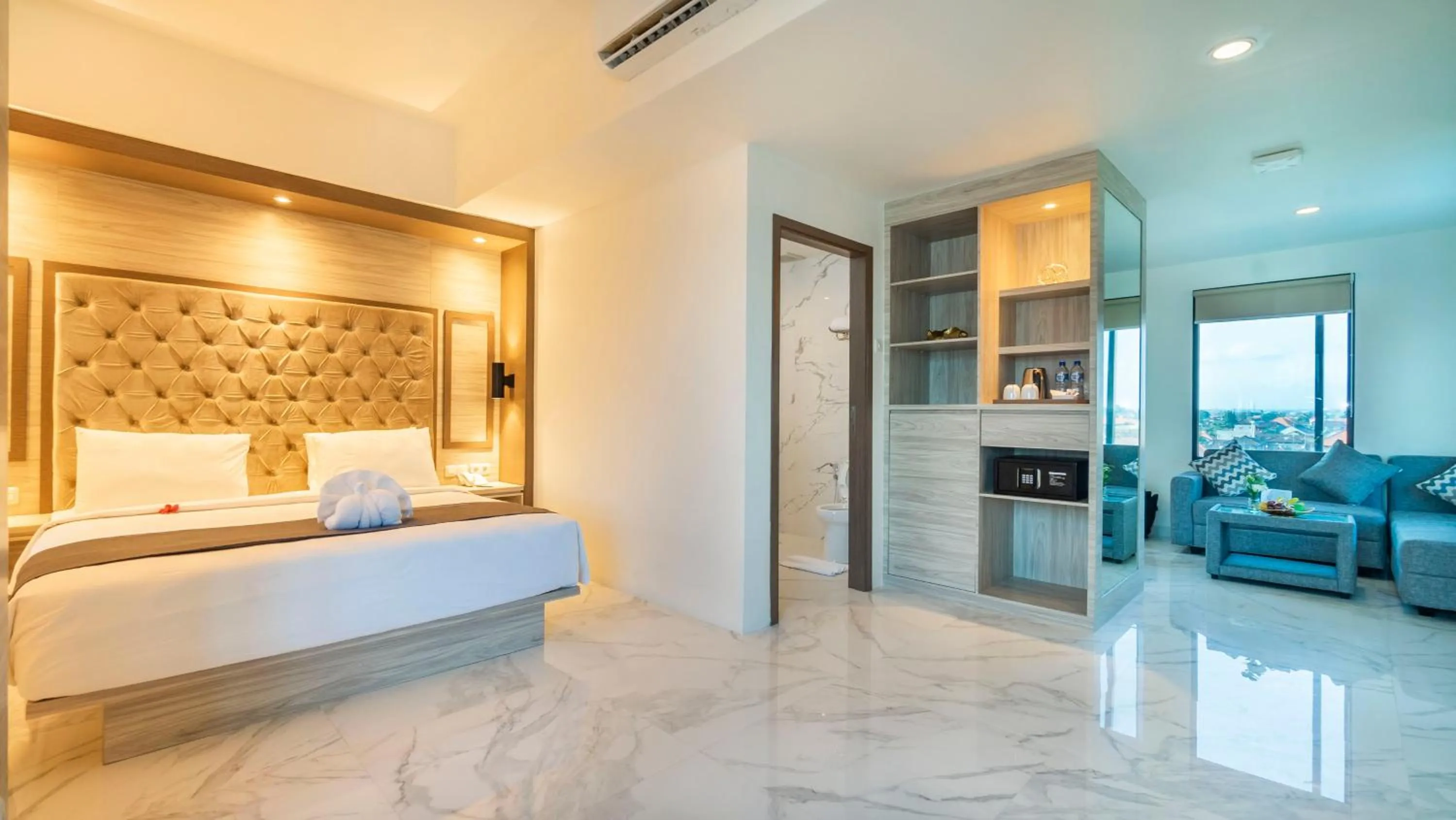 Bed in City of Aventus Hotel - Denpasar