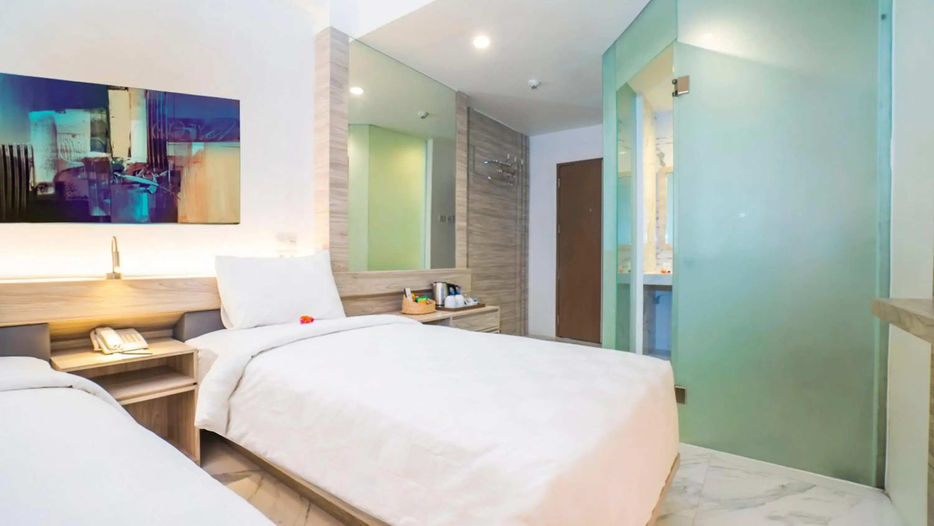 Bed in City of Aventus Hotel - Denpasar Bed in City of Aventus Hotel - Denpasar