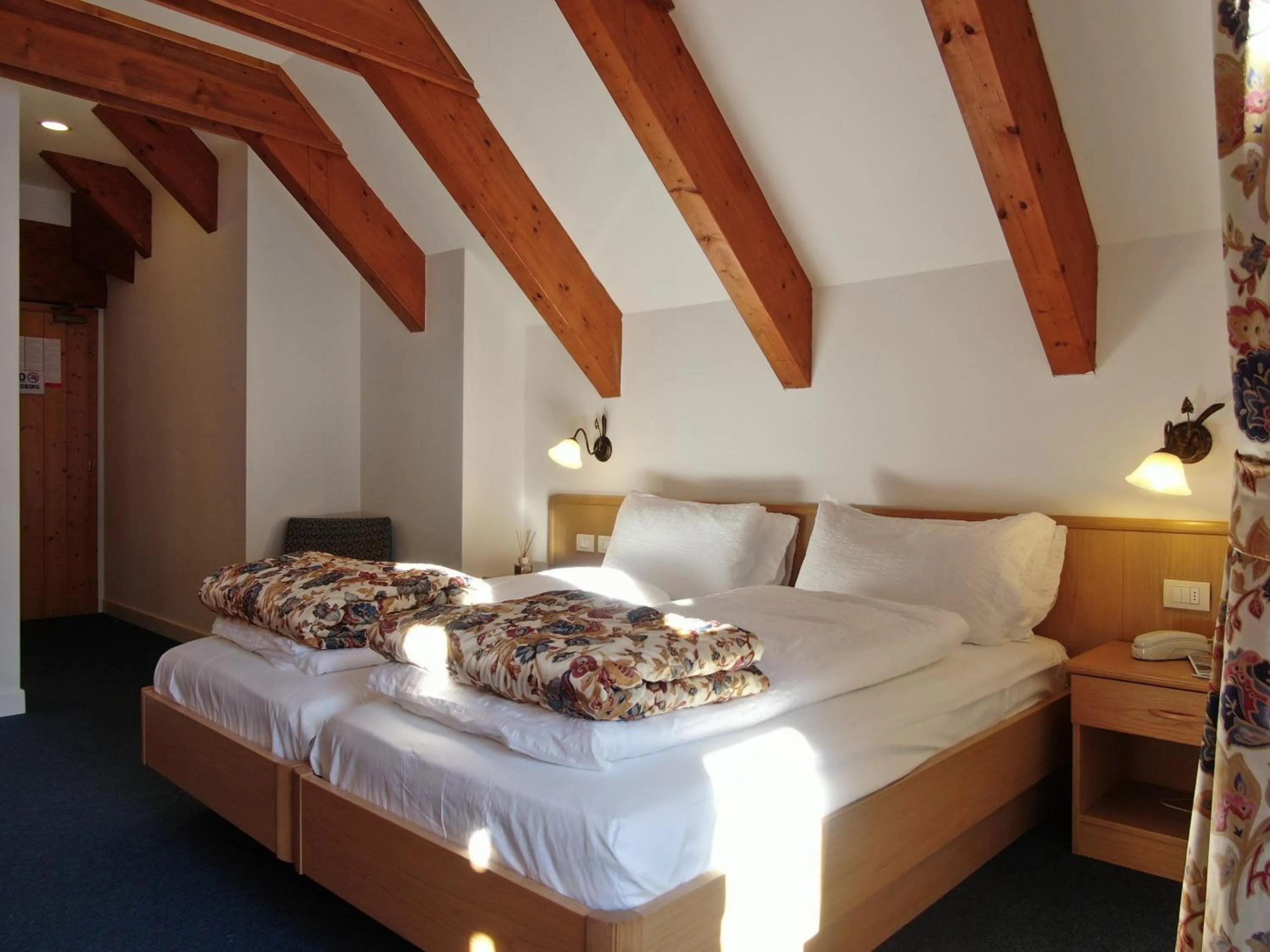 Bed in Hotel Fortini