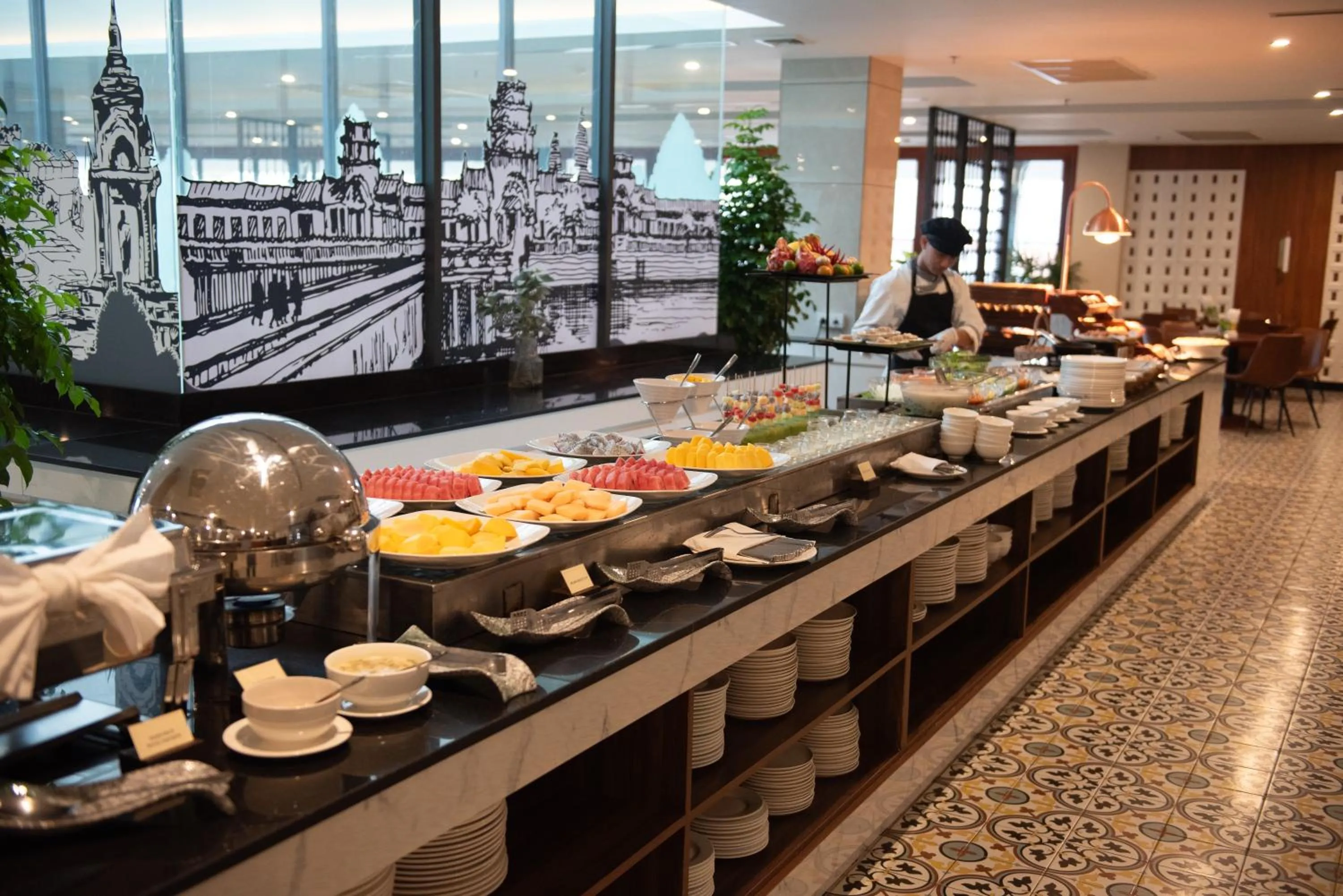 Breakfast in Koulen Central Hotel