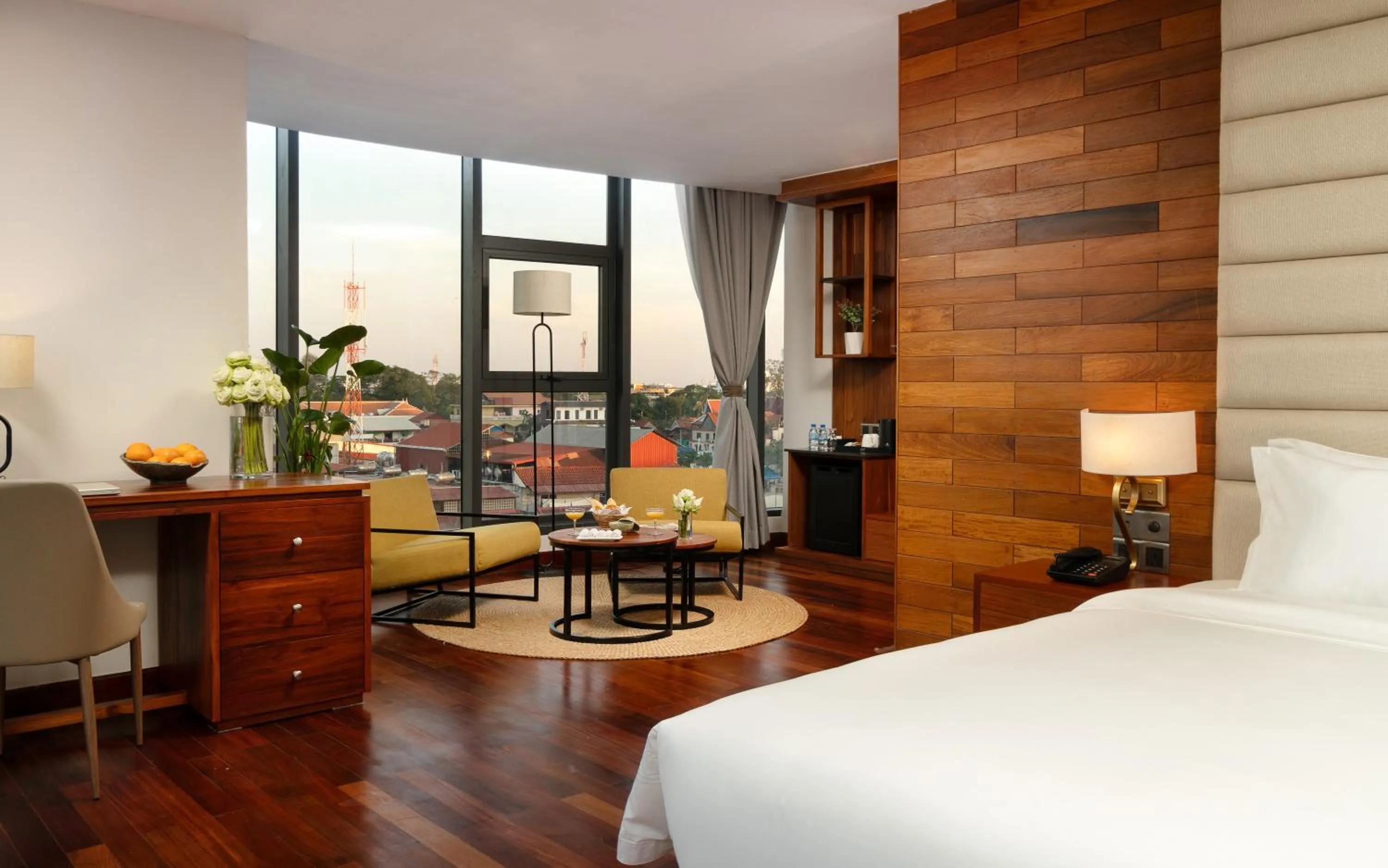 Bedroom, Bed in Koulen Central Hotel