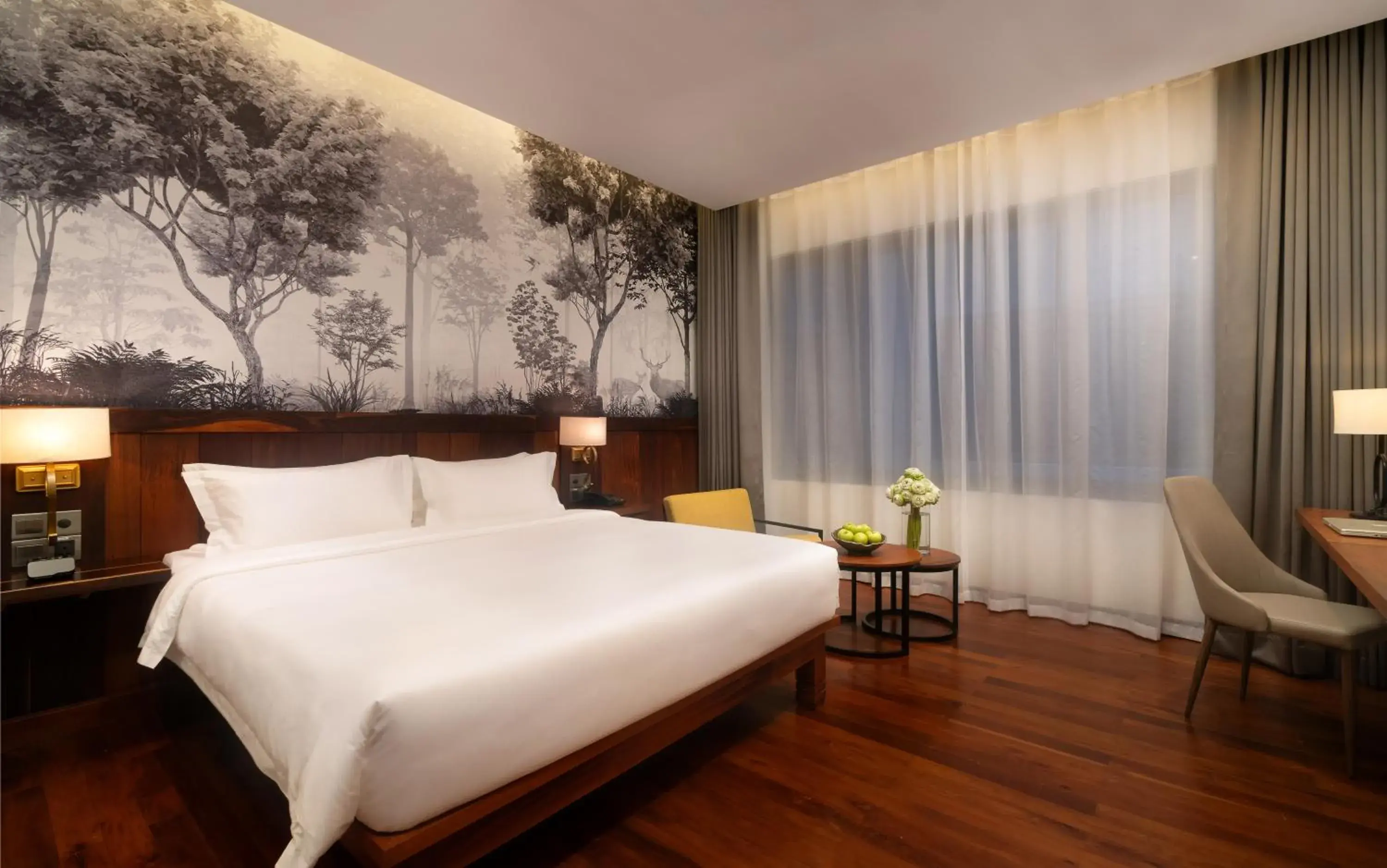 View (from property/room), Bed in Koulen Central Hotel View (from property/room), Bed in Koulen Central Hotel