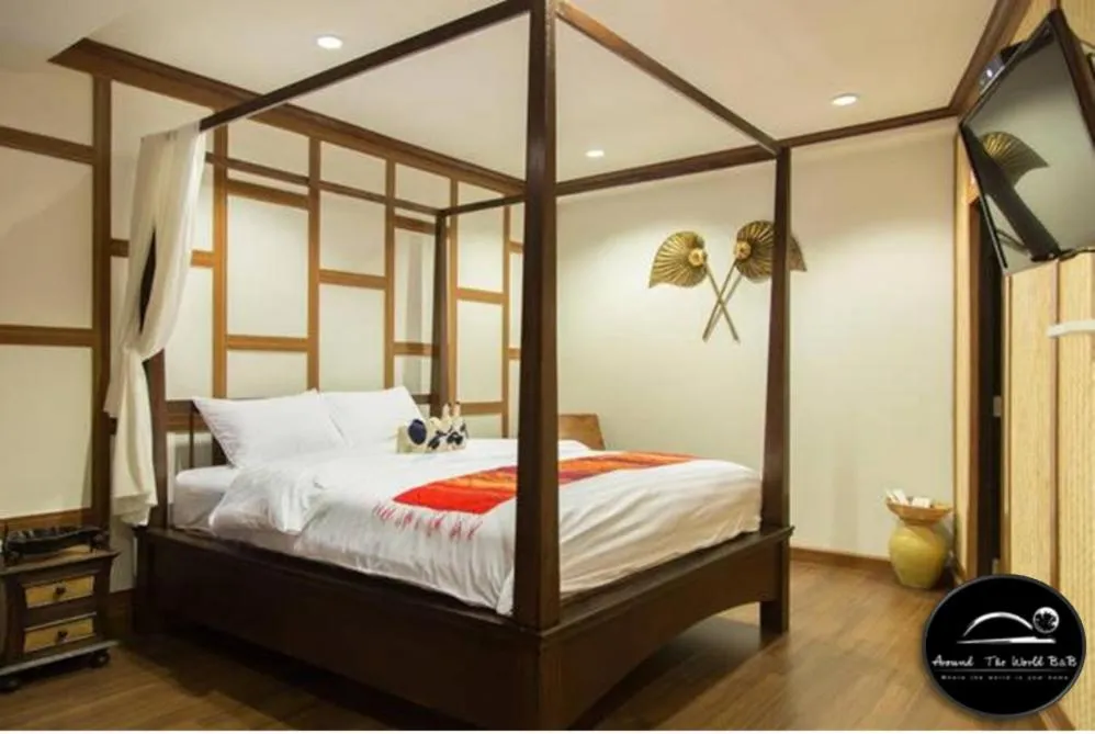 Bedroom, Bed in Around The World Bed and Breakfast