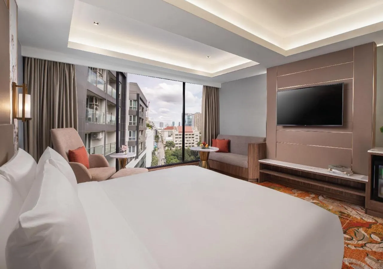 View (from property/room), Bed in SAMALA Hotel Bangkok