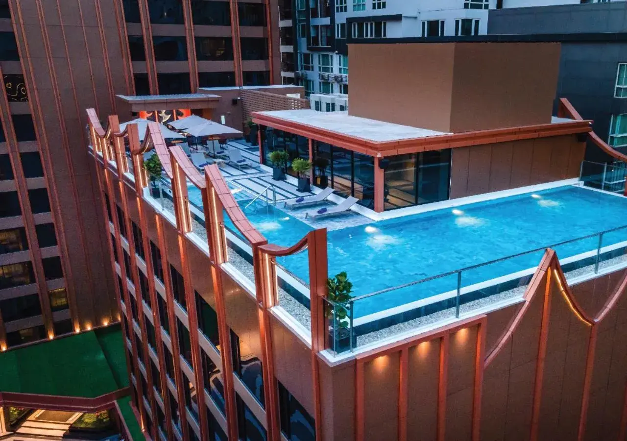 Pool view in SAMALA Hotel Bangkok Pool view in SAMALA Hotel Bangkok