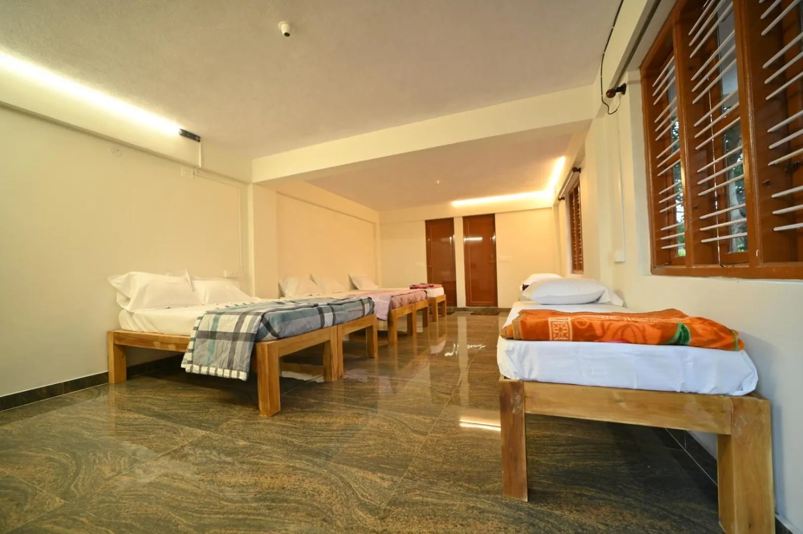 Bed in Coorg HomeStay Resort