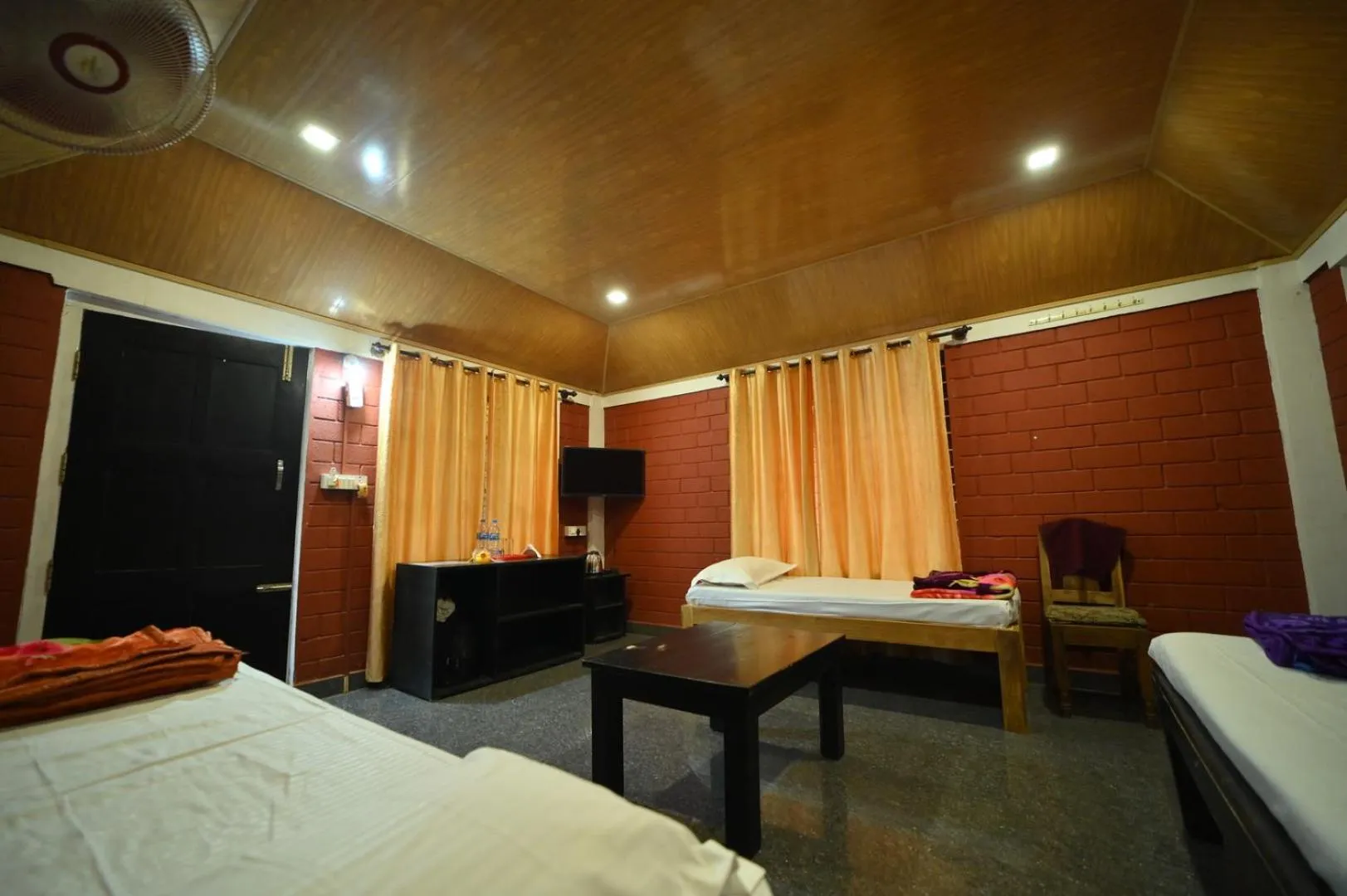 Bed in Coorg HomeStay Resort