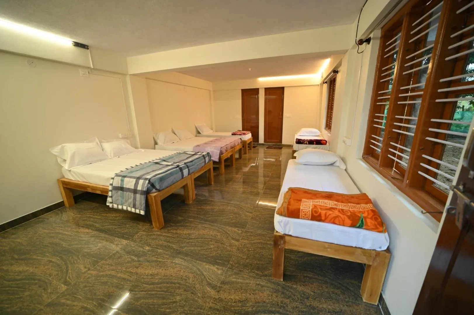 Bed in Coorg HomeStay Resort