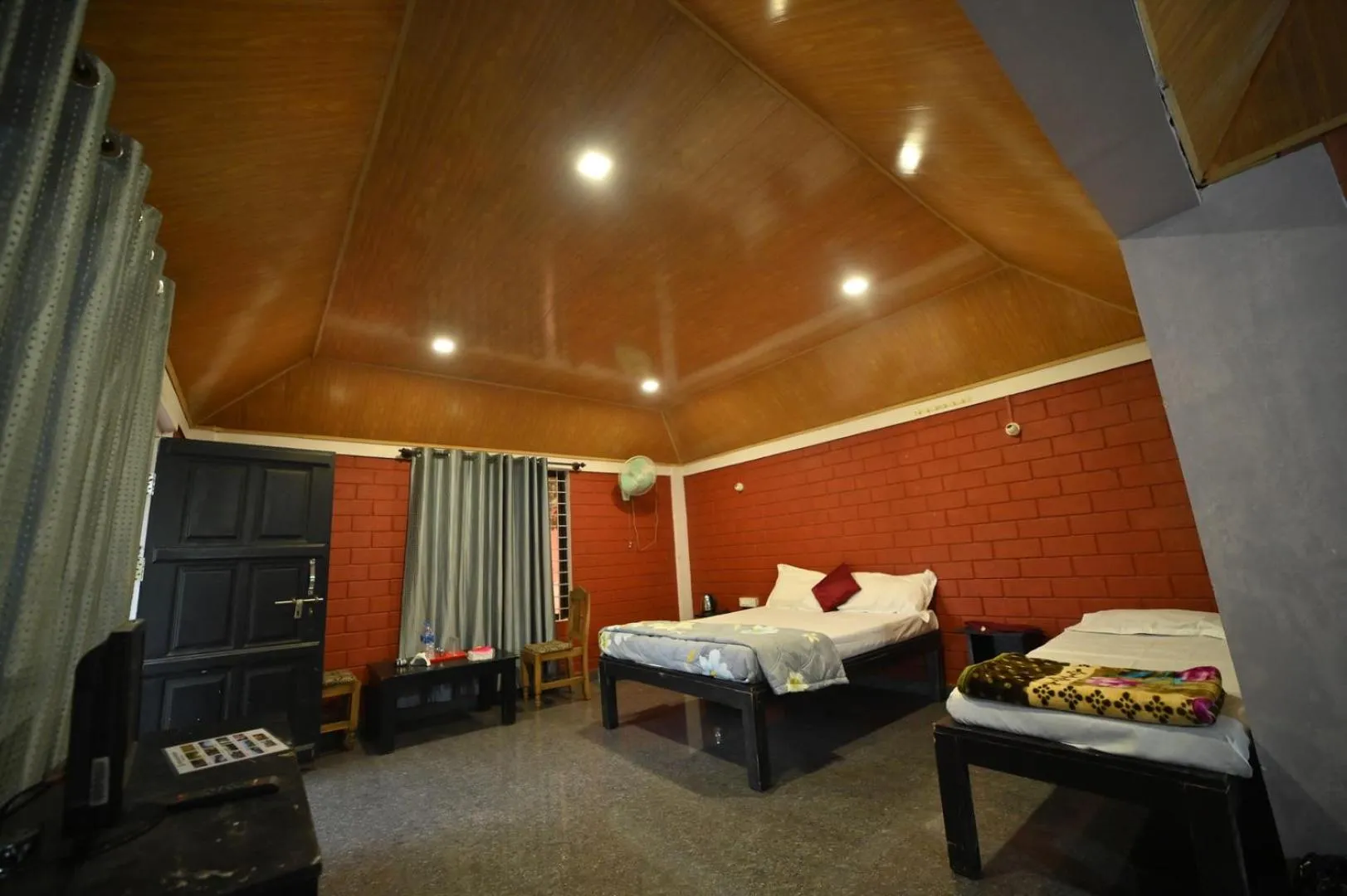 Bed in Coorg HomeStay Resort