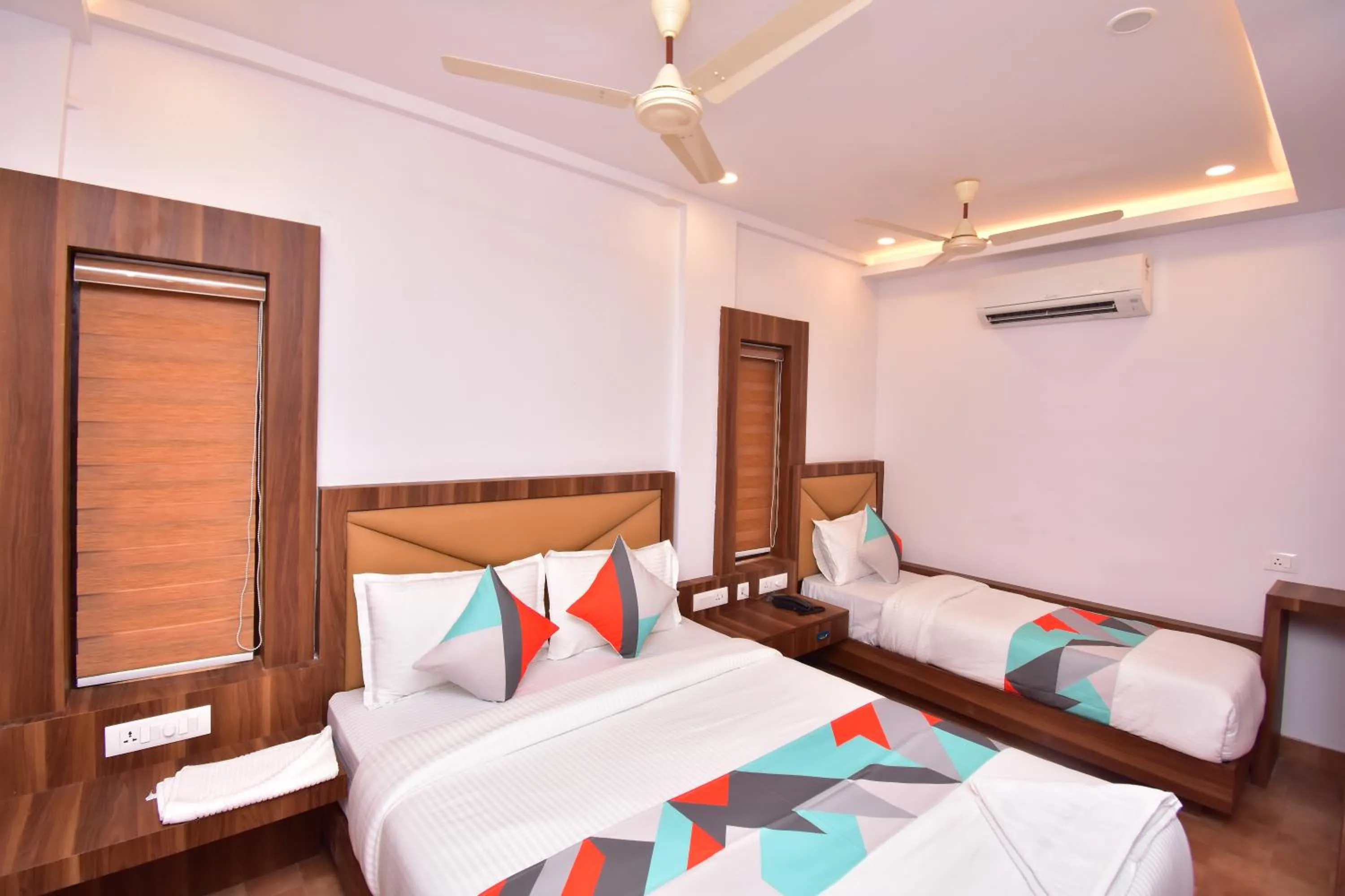 Bed in Hotel orchid suites Cochin