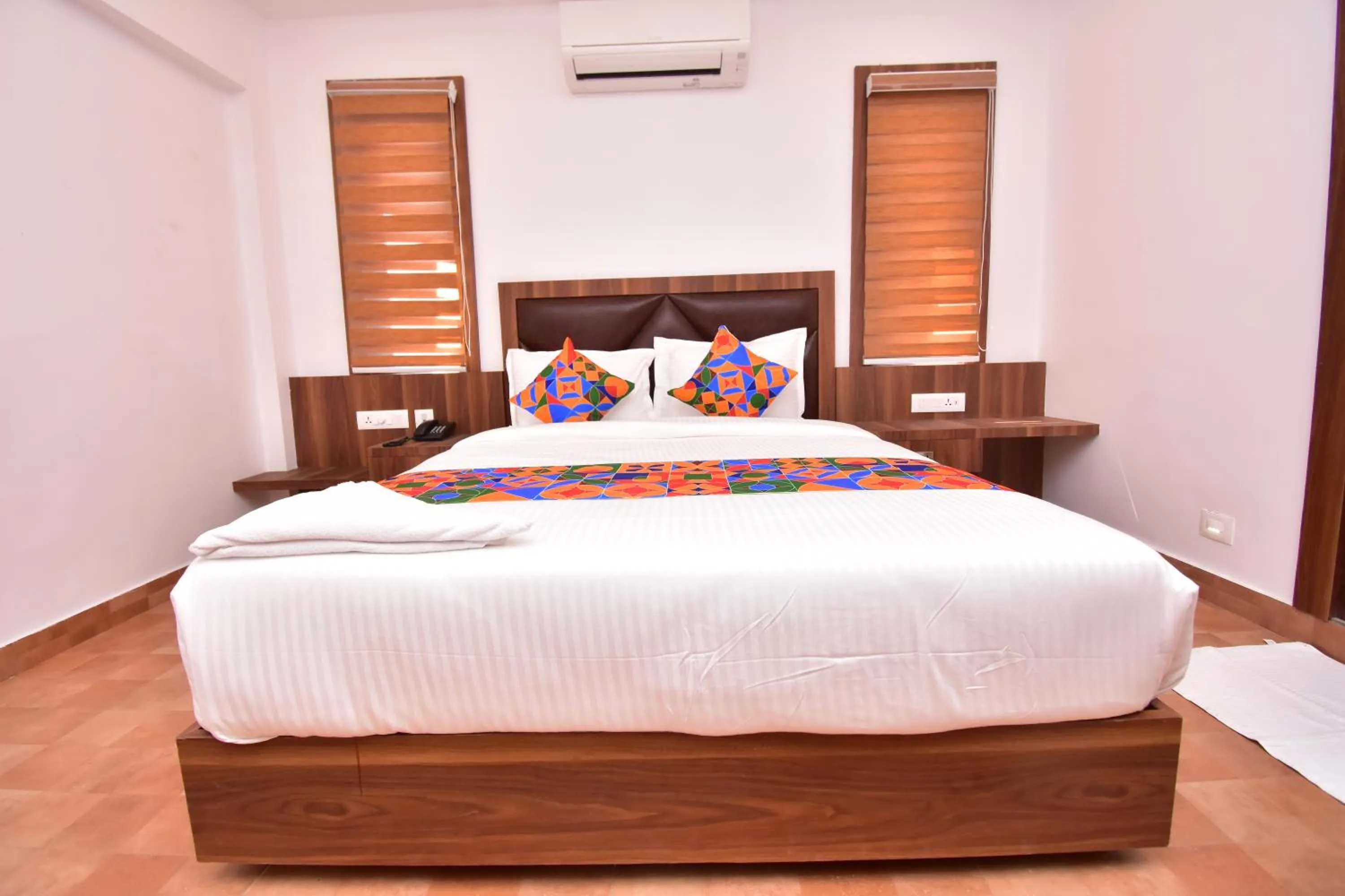Bed in Hotel orchid suites Cochin