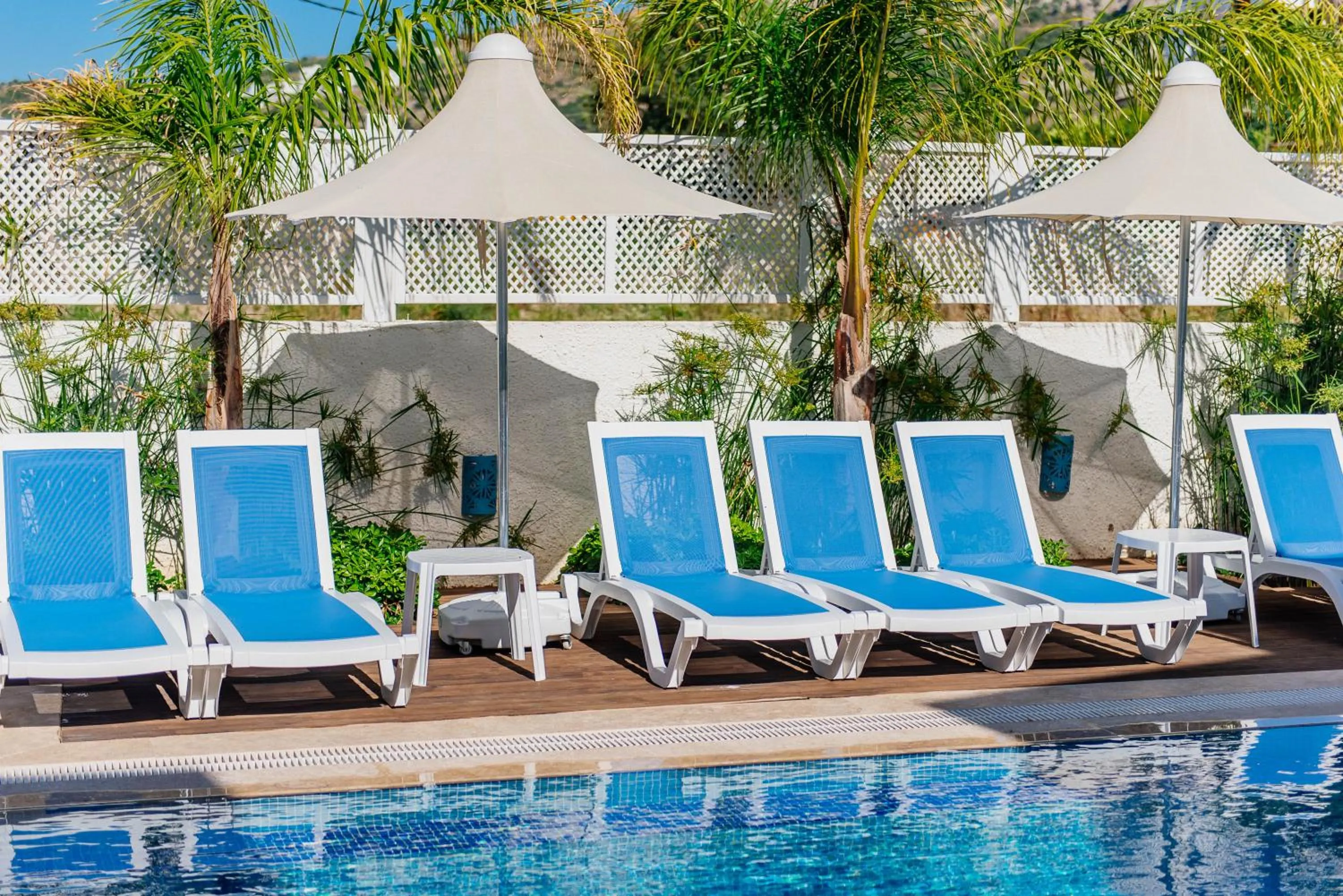 Pool view in Via Farilya Hotel