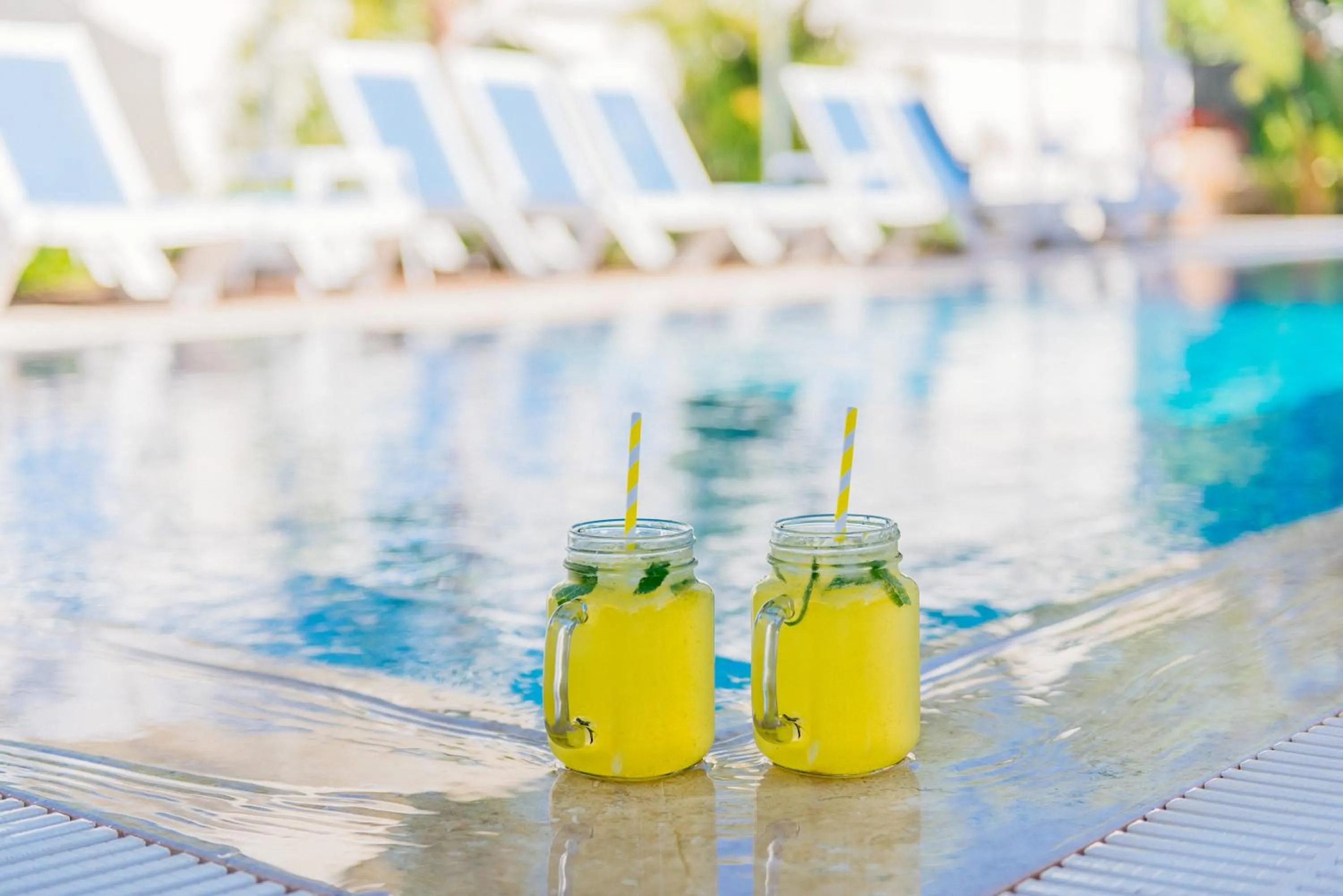 Pool view in Via Farilya Hotel
