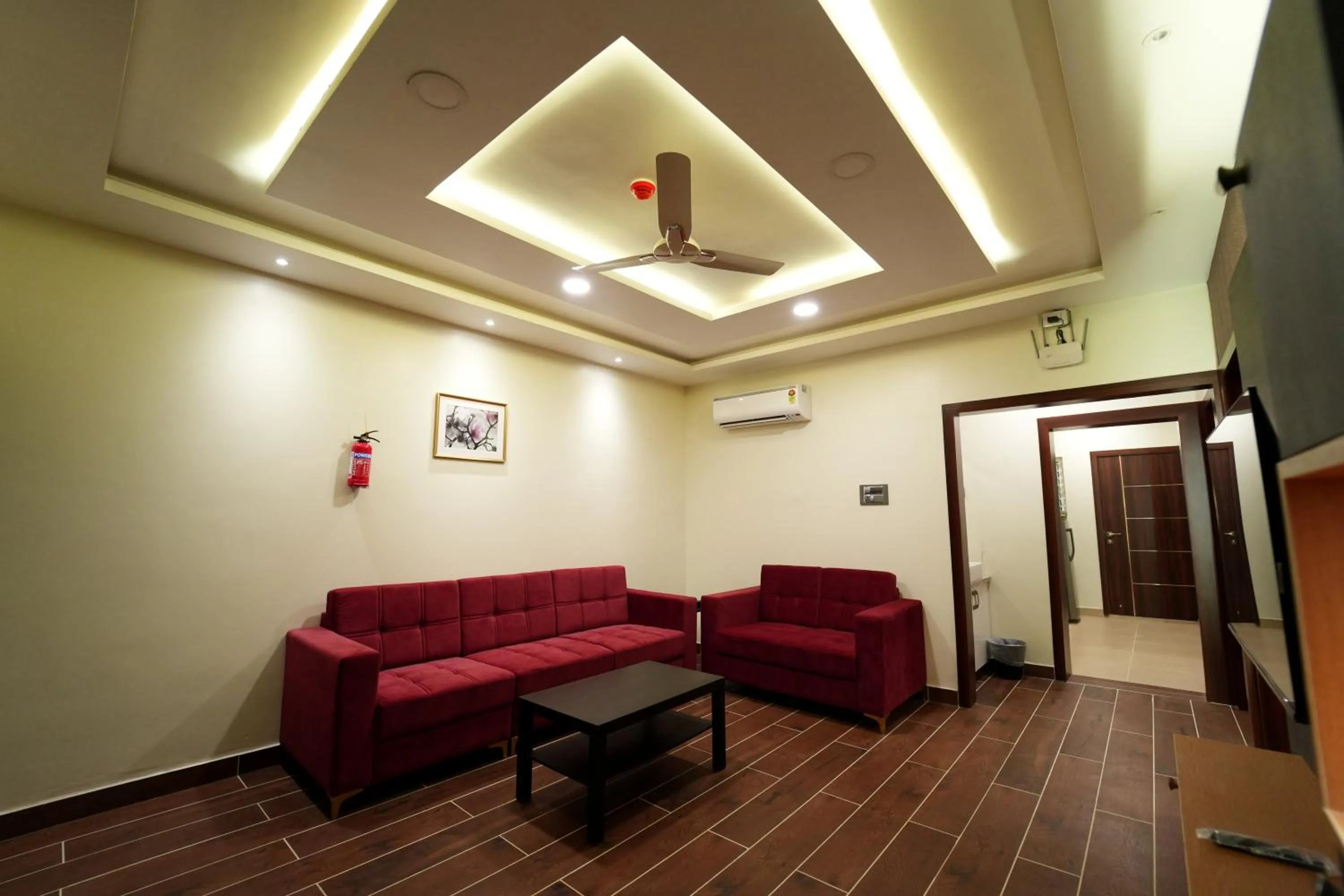 Living room in Mevid Hotels