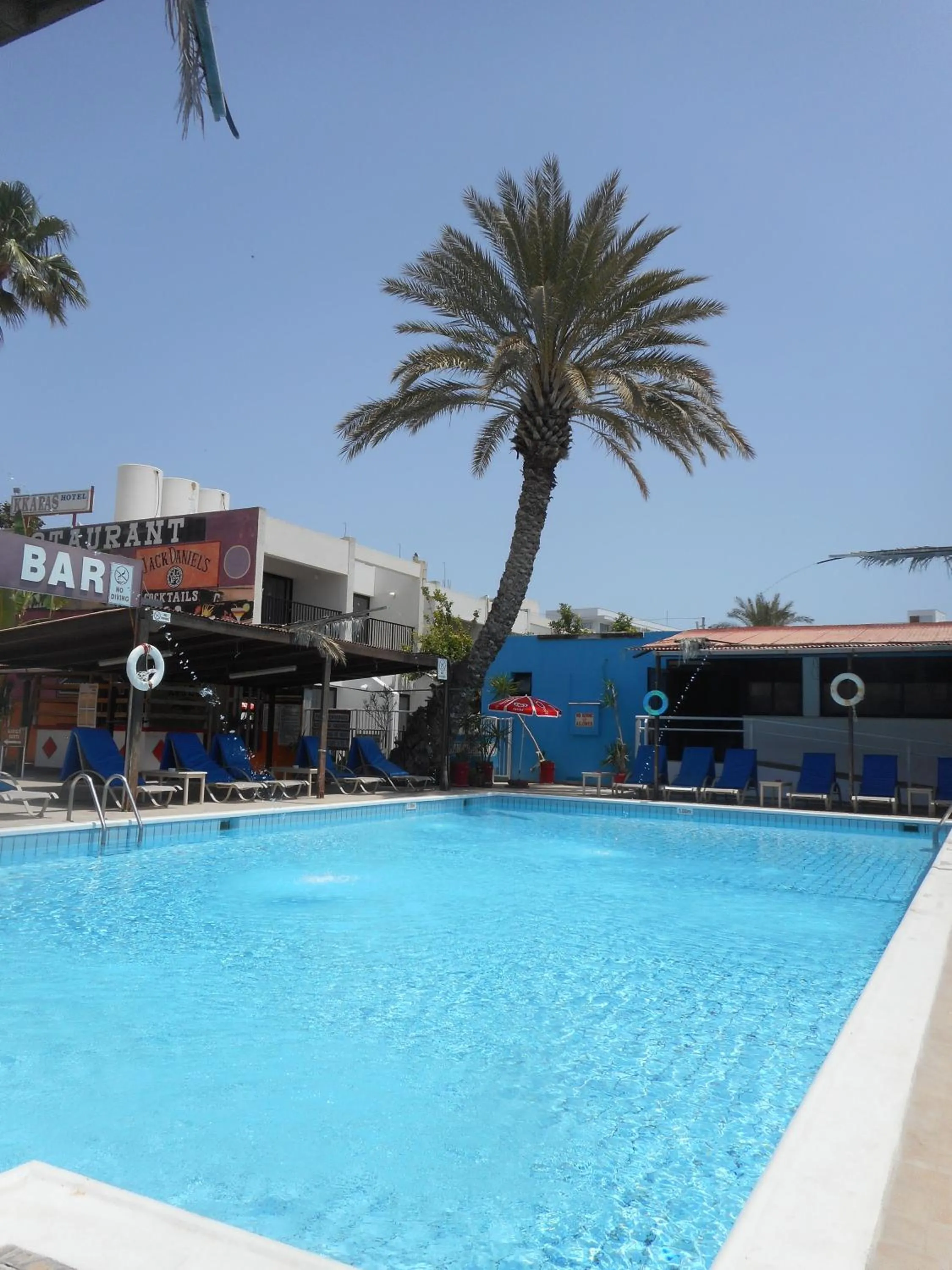 Swimming pool in Kkaras Hotel 3 Star