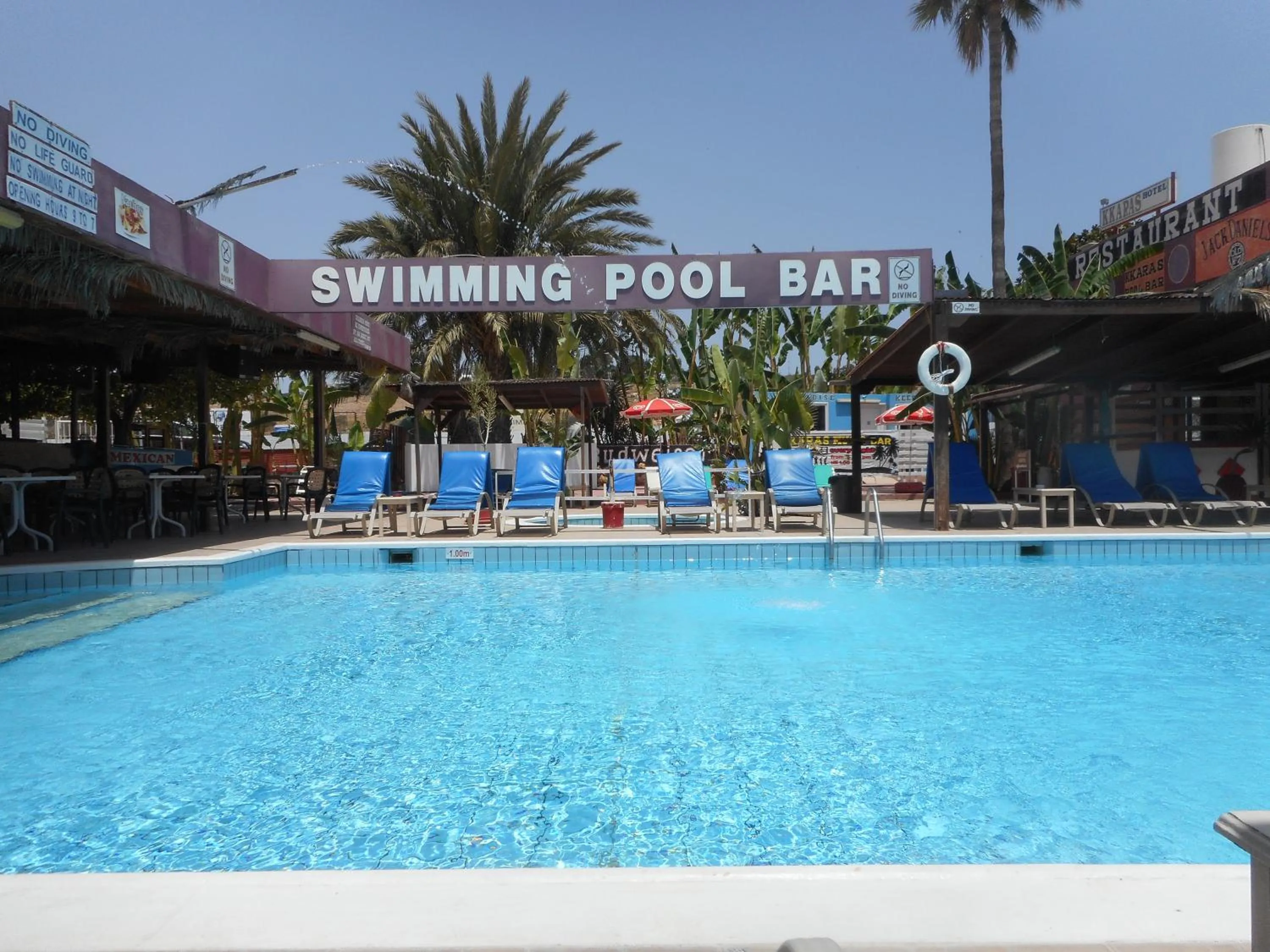 Swimming pool in Kkaras Hotel 3 Star