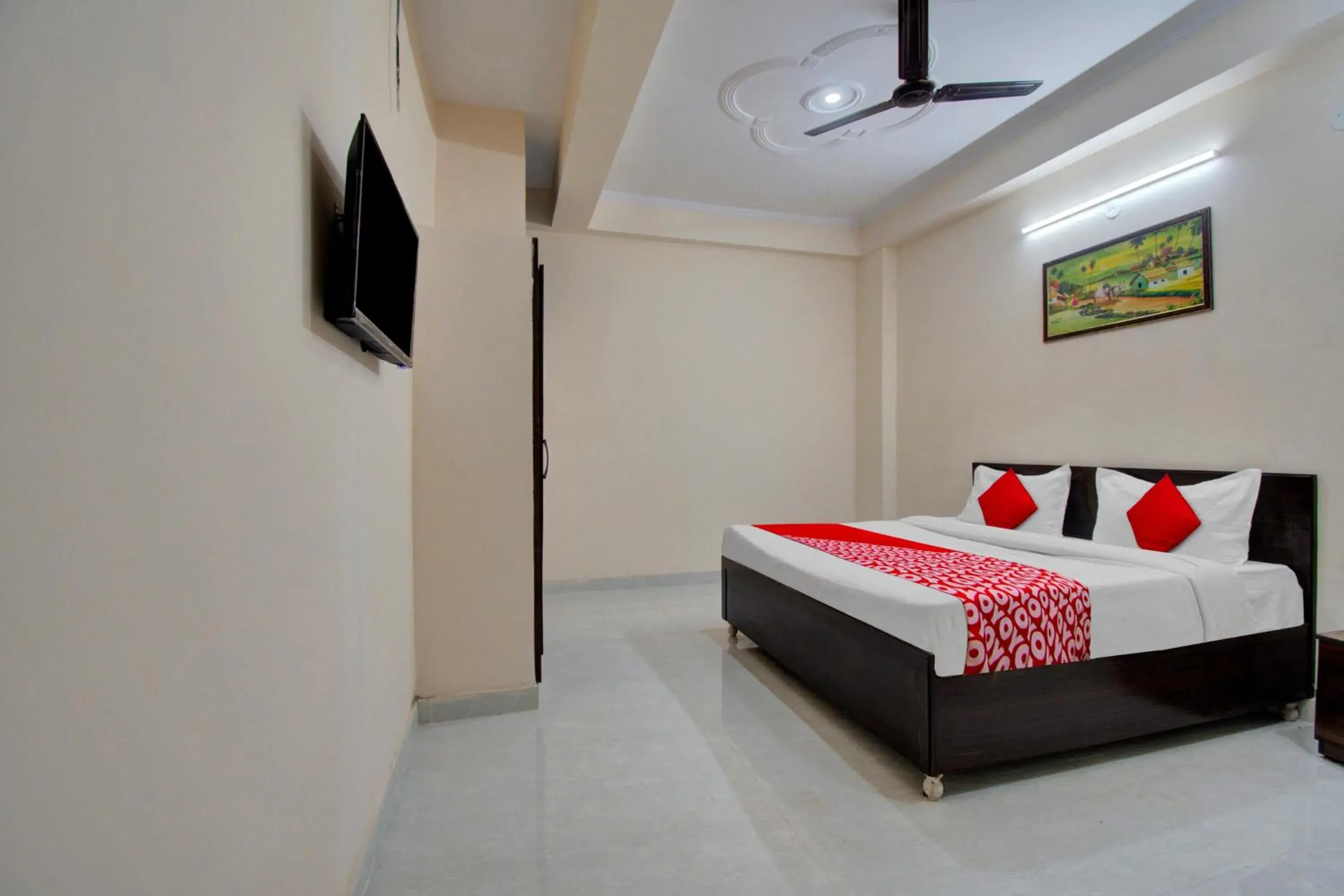 Bedroom, Bed in Hotel O Shree Shyam Palace Bedroom, Bed in Hotel O Shree Shyam Palace