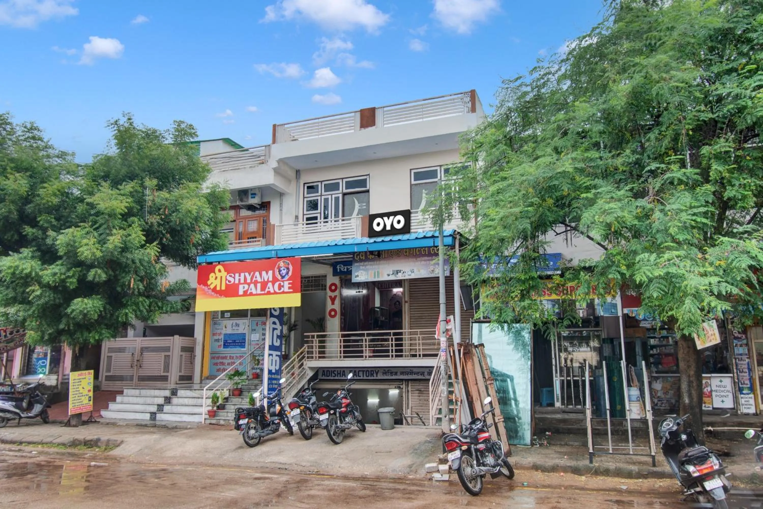 Facade/entrance in Hotel O Shree Shyam Palace