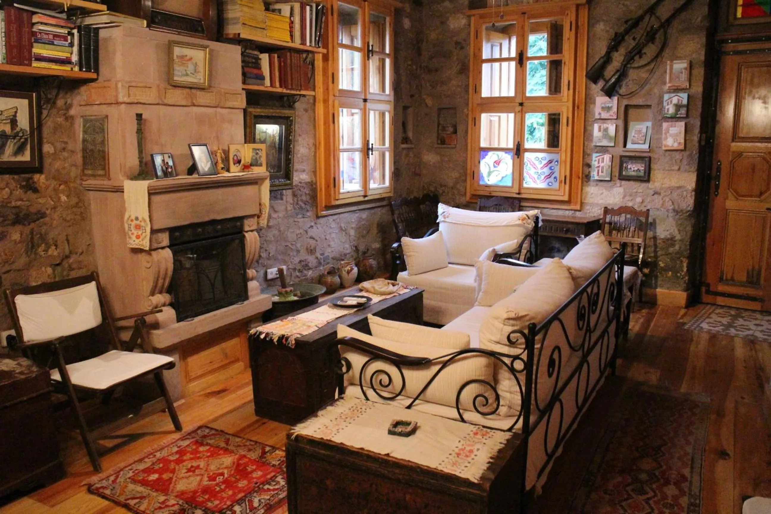 Living room in Stone House with Garden in Cunda/Ayvalik