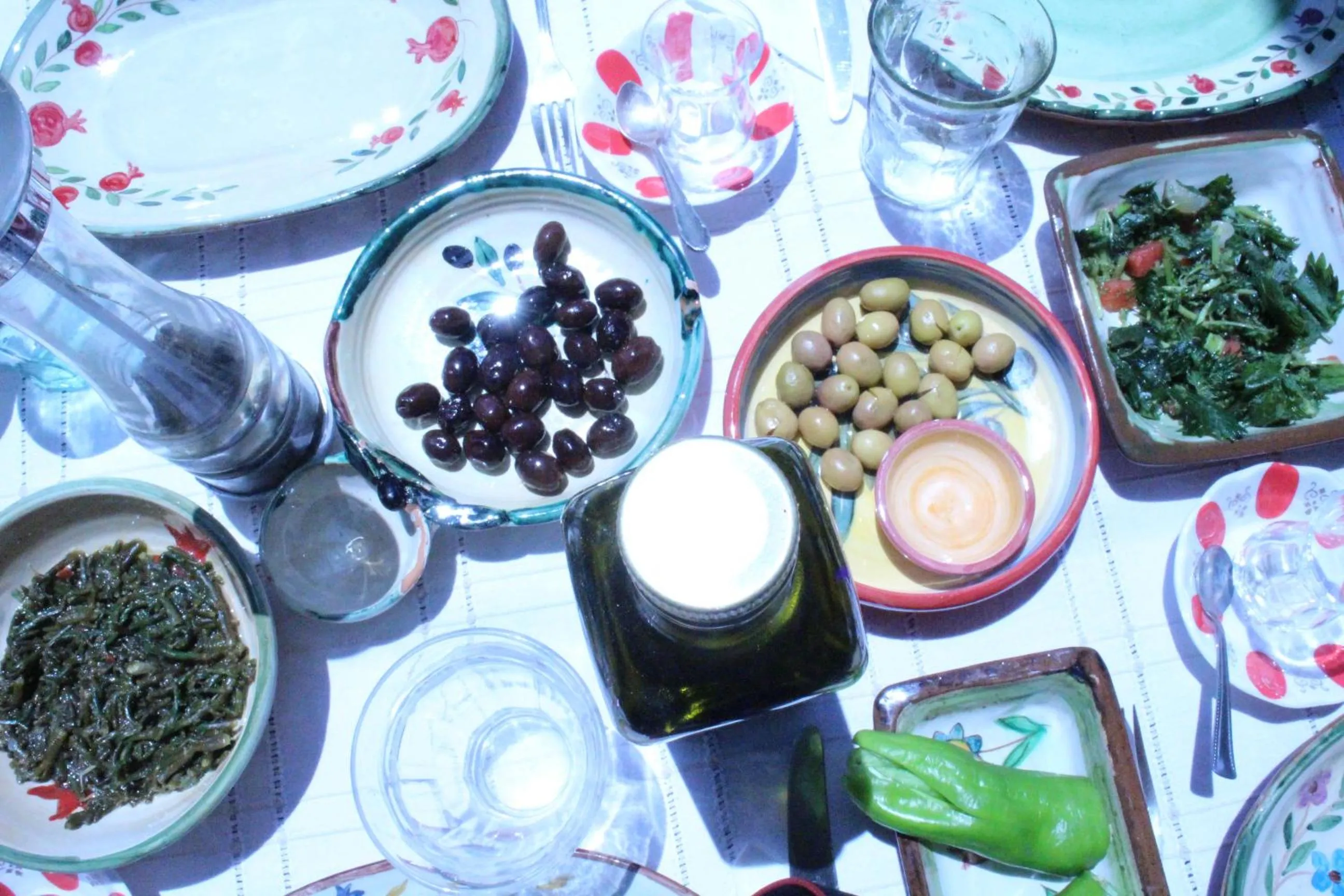 Food close-up in Stone House with Garden in Cunda/Ayvalik