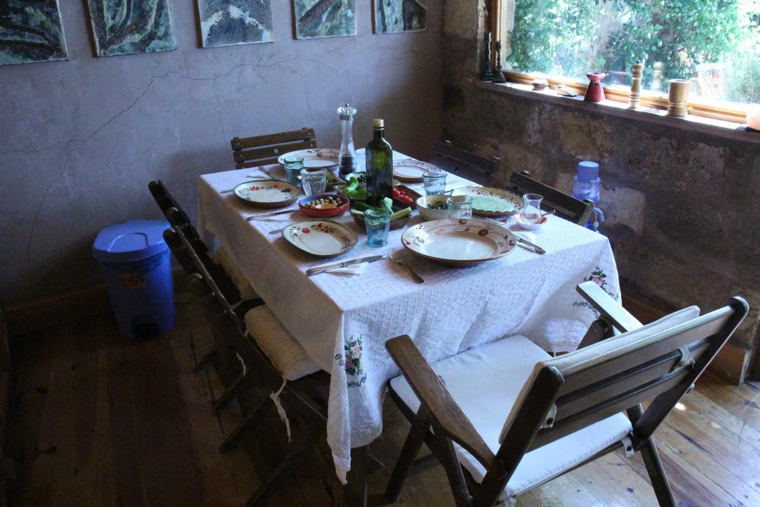 Dining area in Stone House with Garden in Cunda/Ayvalik