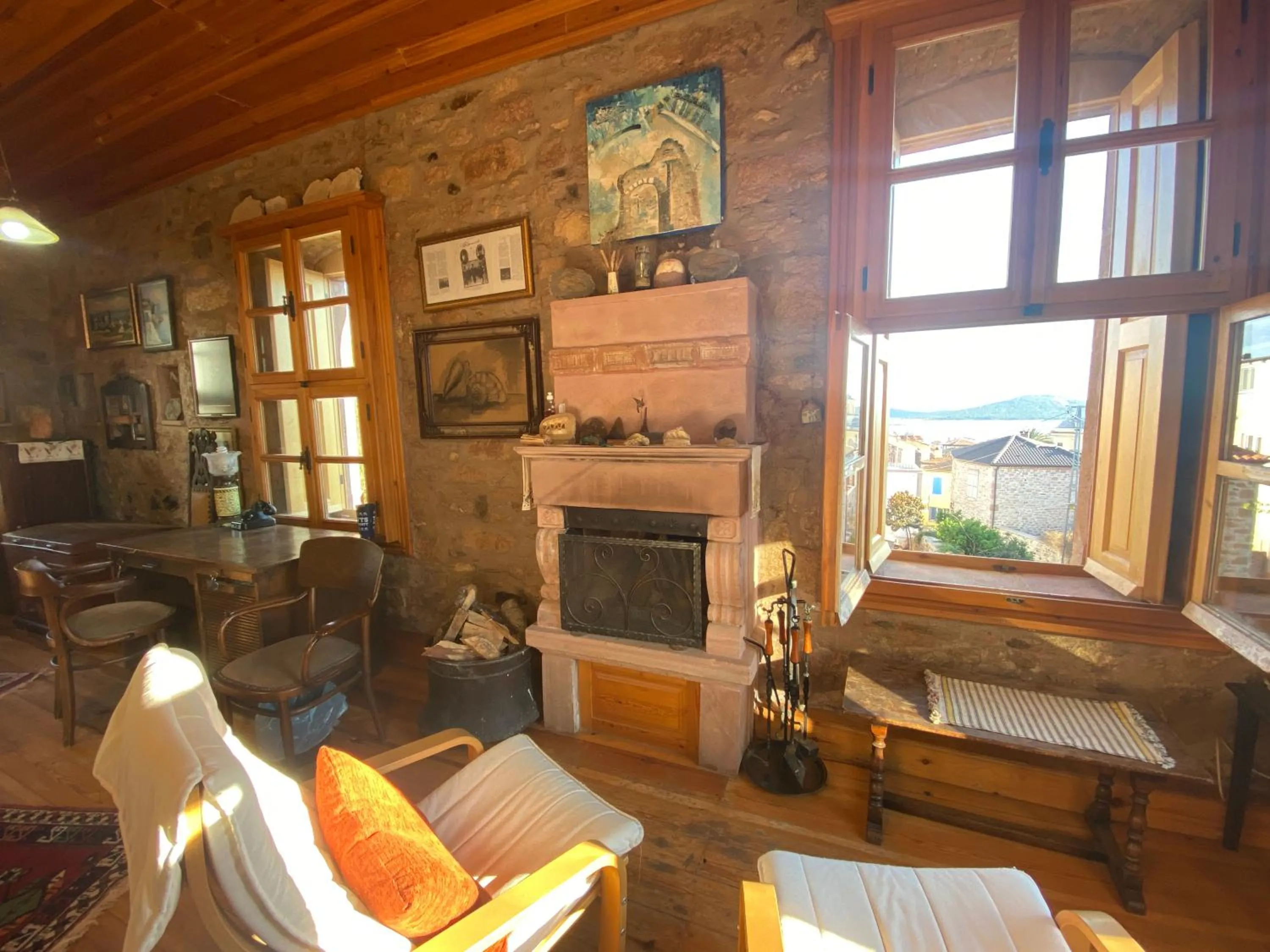 Seating area in Stone House with Garden in Cunda/Ayvalik