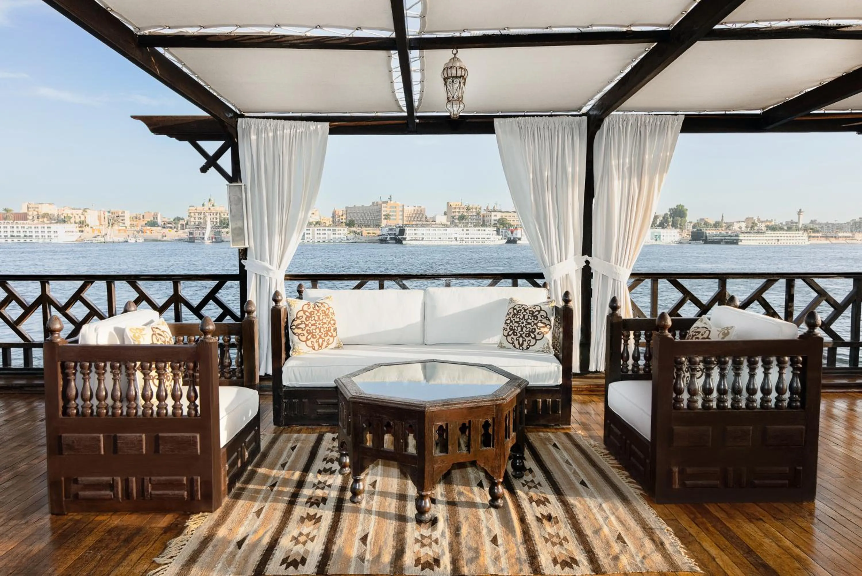 sunbed in Farouz El Nil II Nile Cruise - Every Monday from Luxor for 07 & 05 Nights