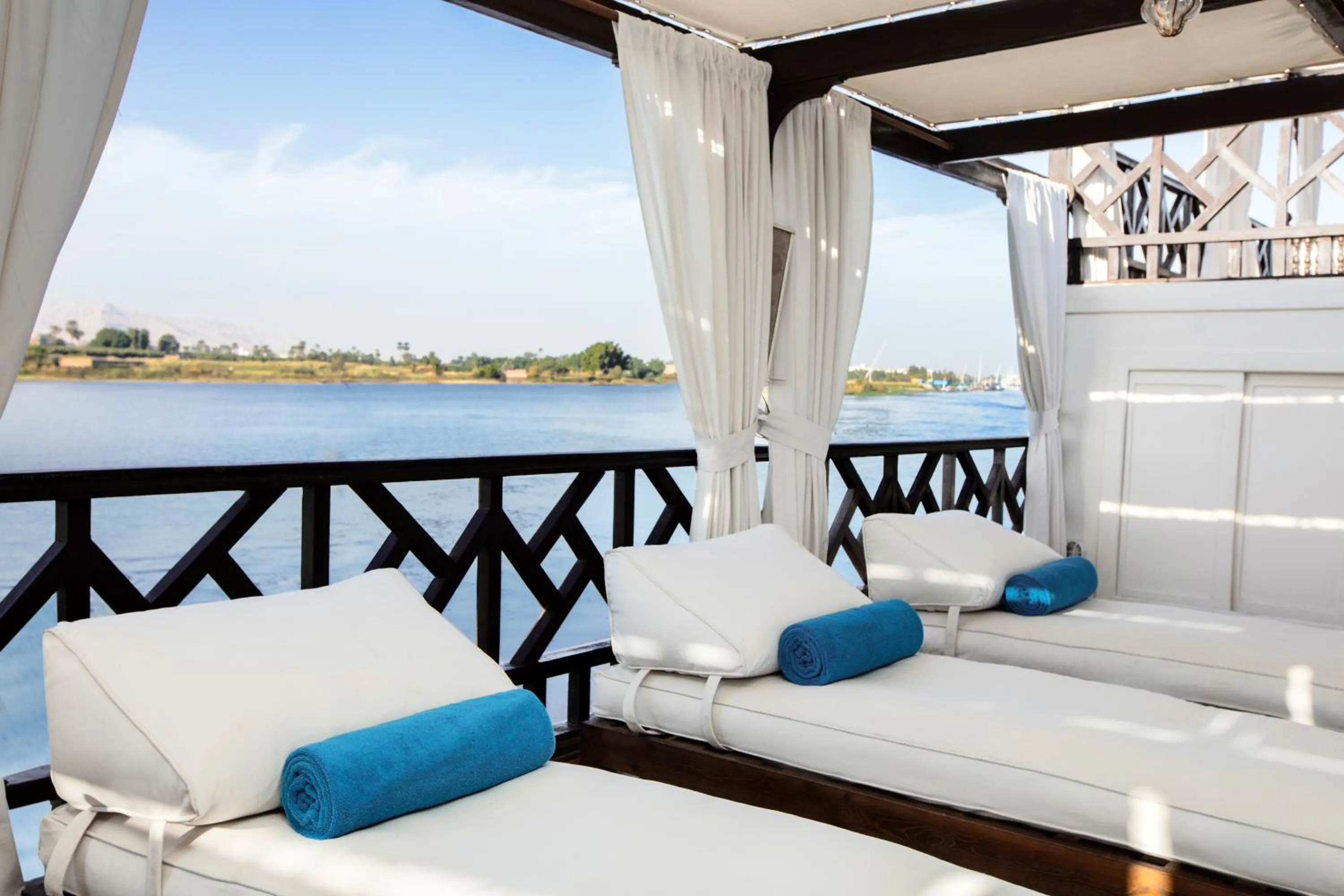 sunbed in Farouz El Nil II Nile Cruise - Every Monday from Luxor for 07 & 05 Nights