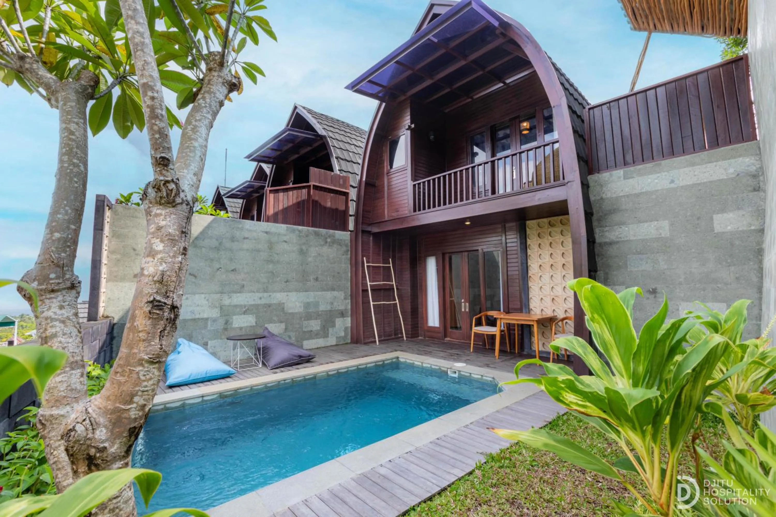 Balcony/Terrace in Munduk Kupang Sekumpul Villa