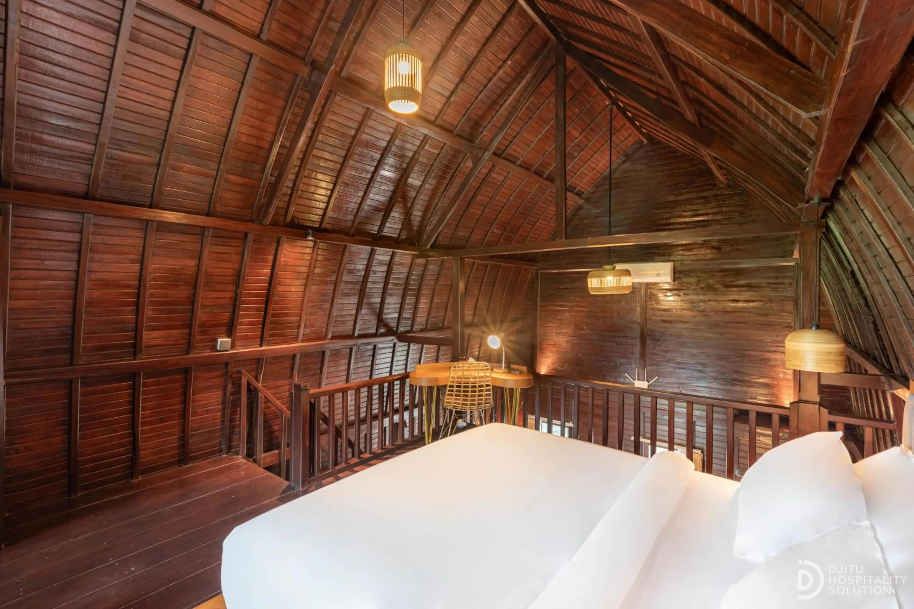 Bed in Munduk Kupang Sekumpul Villa