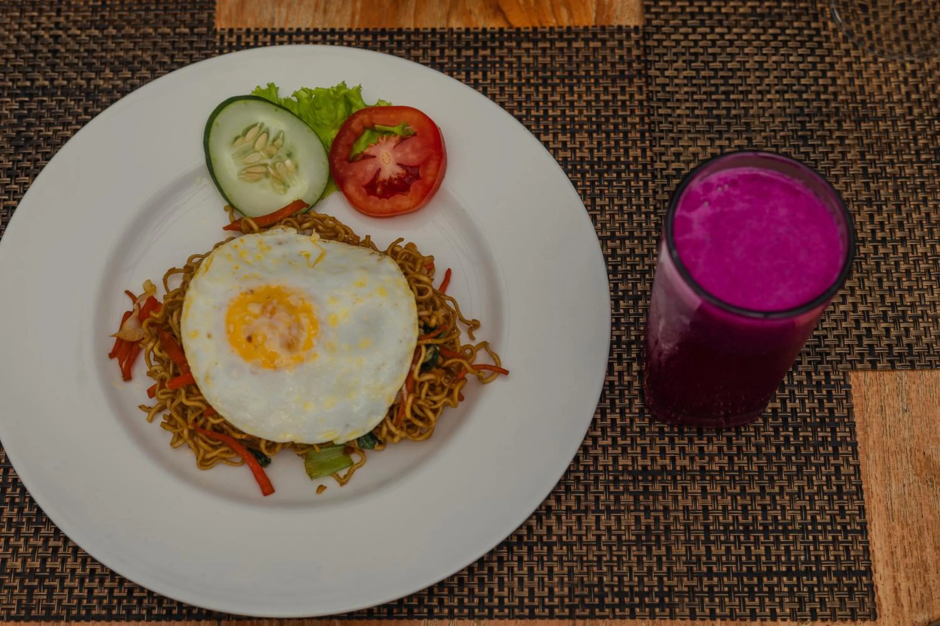 Food and drinks in Munduk Kupang Sekumpul Villa