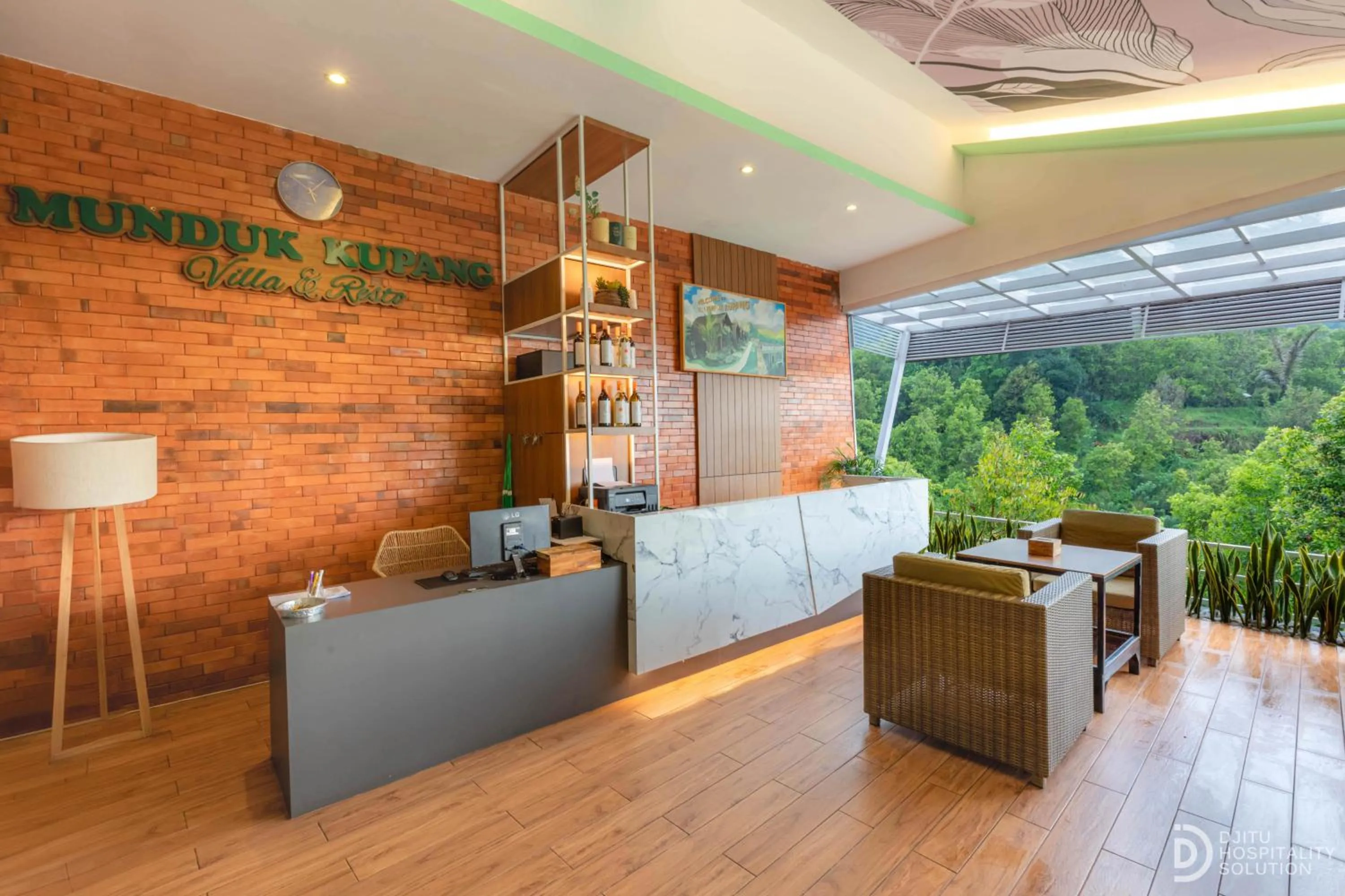 Lobby or reception in Munduk Kupang Sekumpul Villa