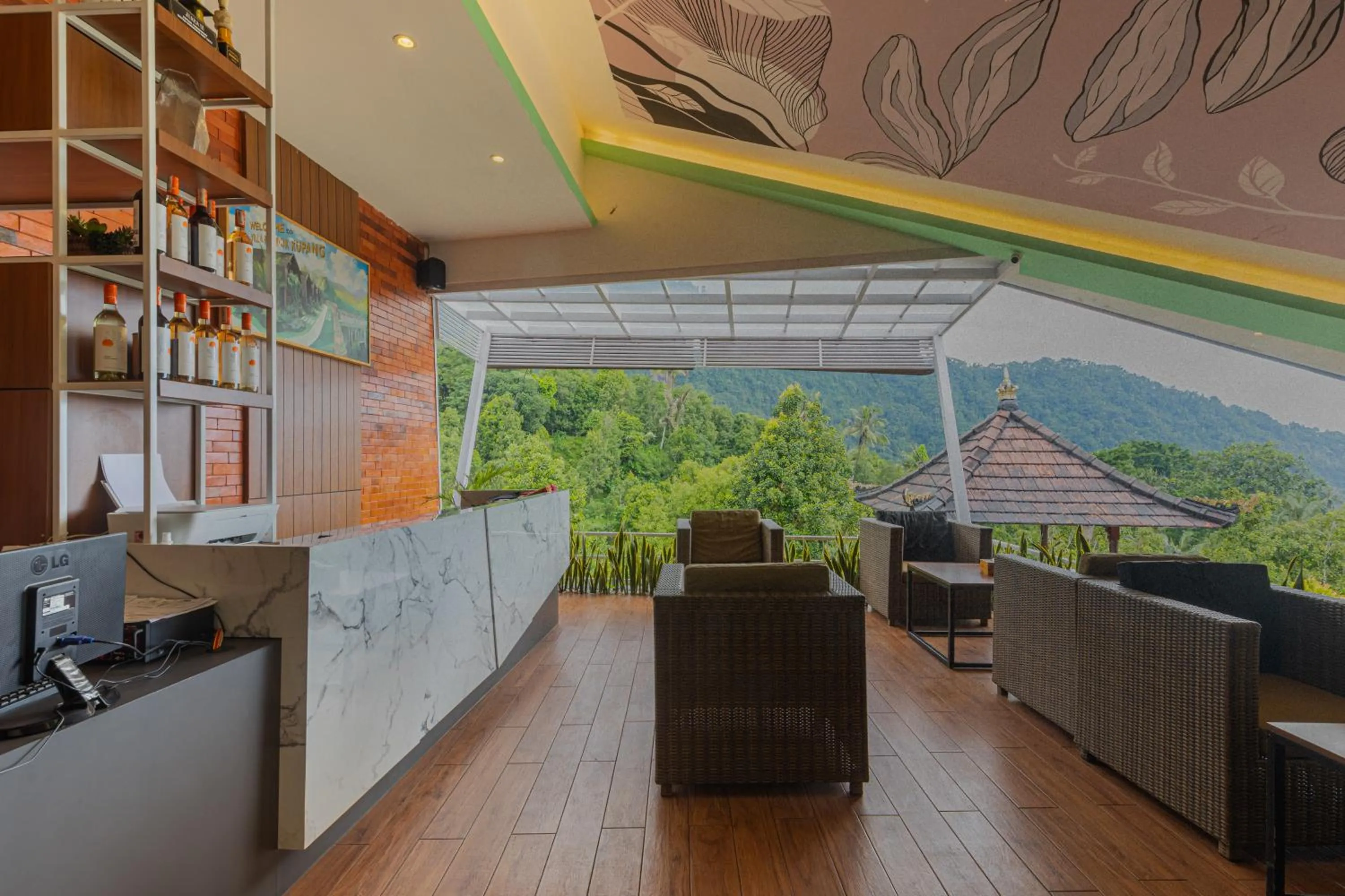 Lobby or reception in Munduk Kupang Sekumpul Villa